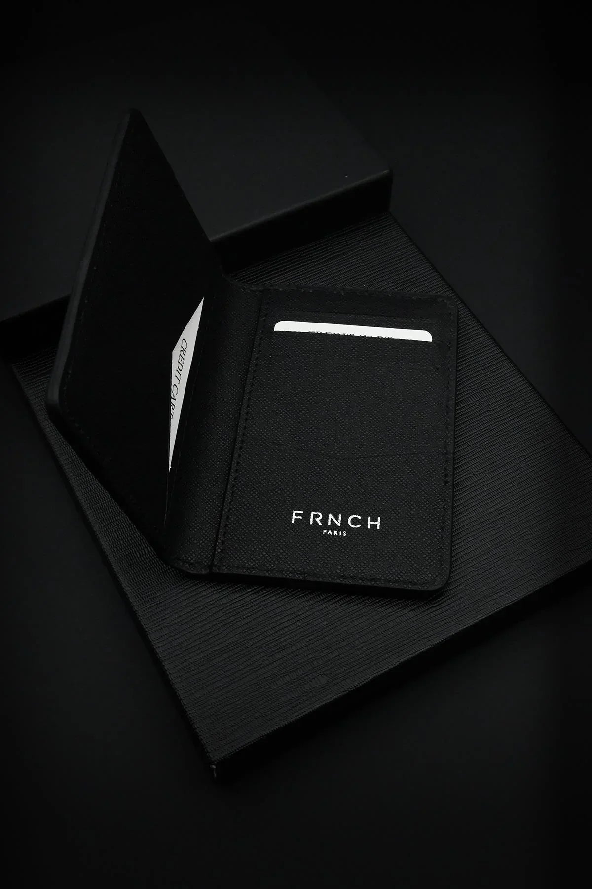 FRNCH %100 Saffiano Derili Siyah Renkli Kartlık FRCE10002-S2