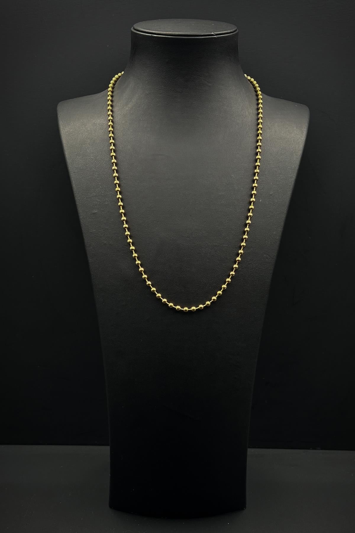 FRNCH 316L Çelik İtalyan Model Altın Renk Erkek Kolye FRJ30855-955-G