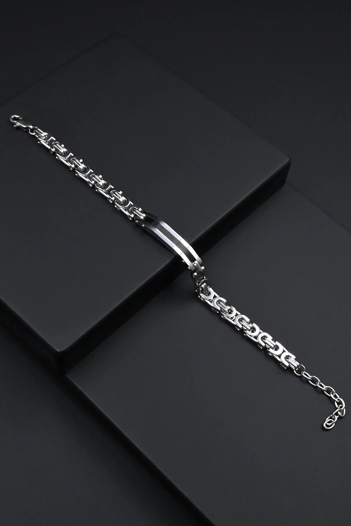 FRNCH 316L Çelik İtalyan Model Gümüş Renk Erkek Bileklik FRJ12858-3858-A