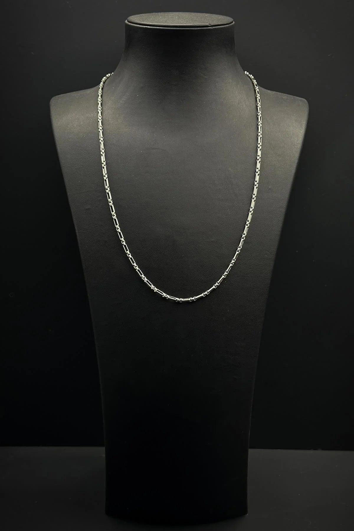 FRNCH 316L Çelik İtalyan Model Gümüş Renk Erkek Kolye FRJ30835-935-A