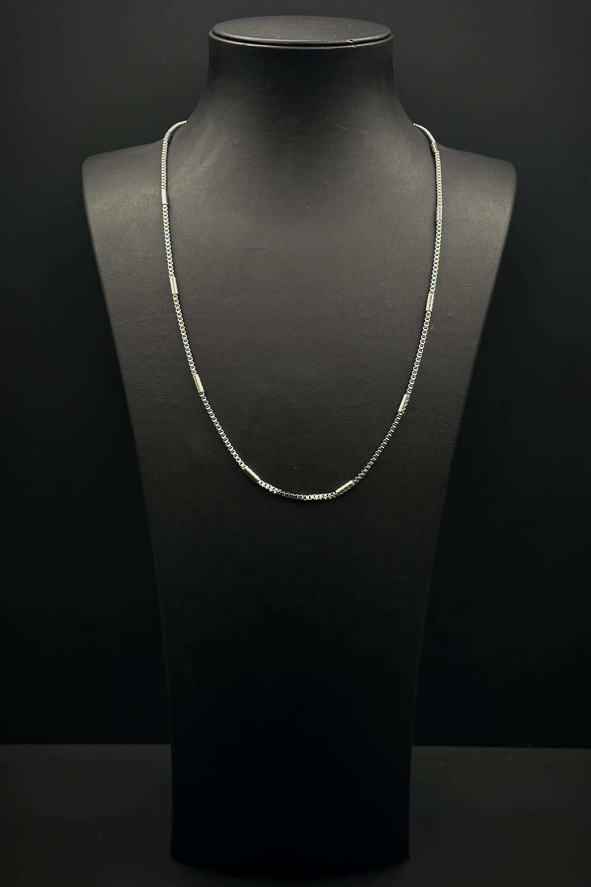 FRNCH 316L Çelik İtalyan Model Gümüş Renk Erkek Kolye FRJ30863-963-A