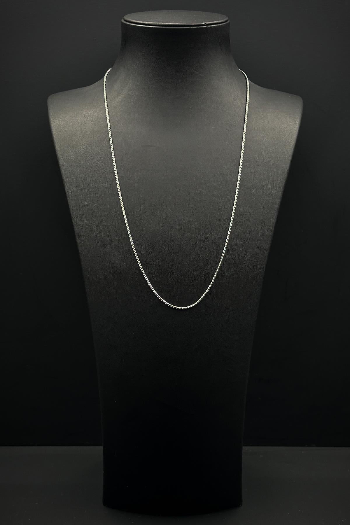 FRNCH 316L Çelik İtalyan Model Gümüş Renk Erkek Kolye FRJ30866-966-A