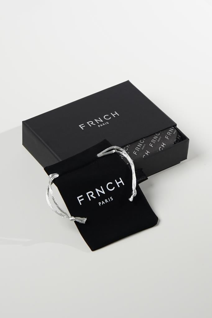 FRNCH 316L Çelik İtalyan Model Siyah-Altın Renk Erkek Bileklik FRJ12262-3262-B2G