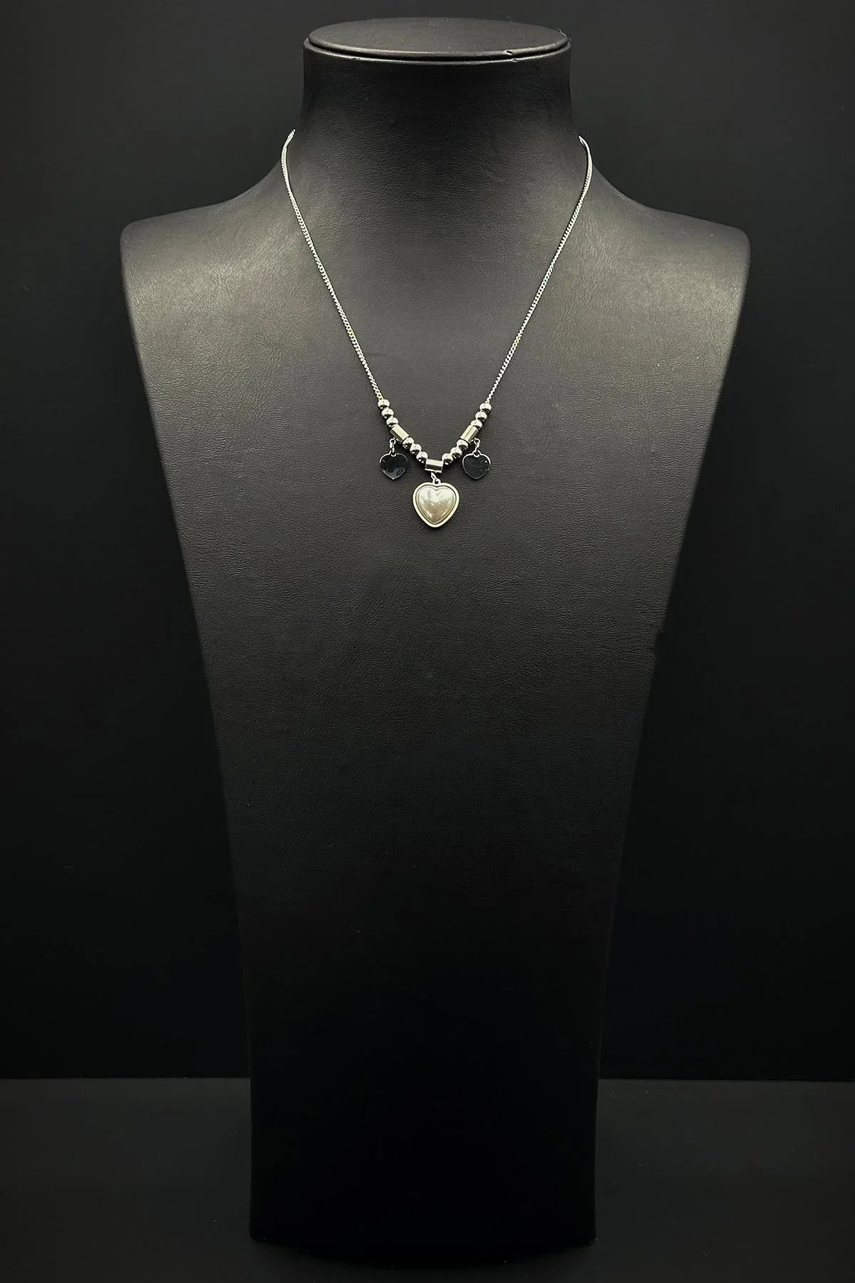 FRNCH 316L Çelik Özel Tasarım Gümüş Renk Kadın Kolye FRJ30882-982-A