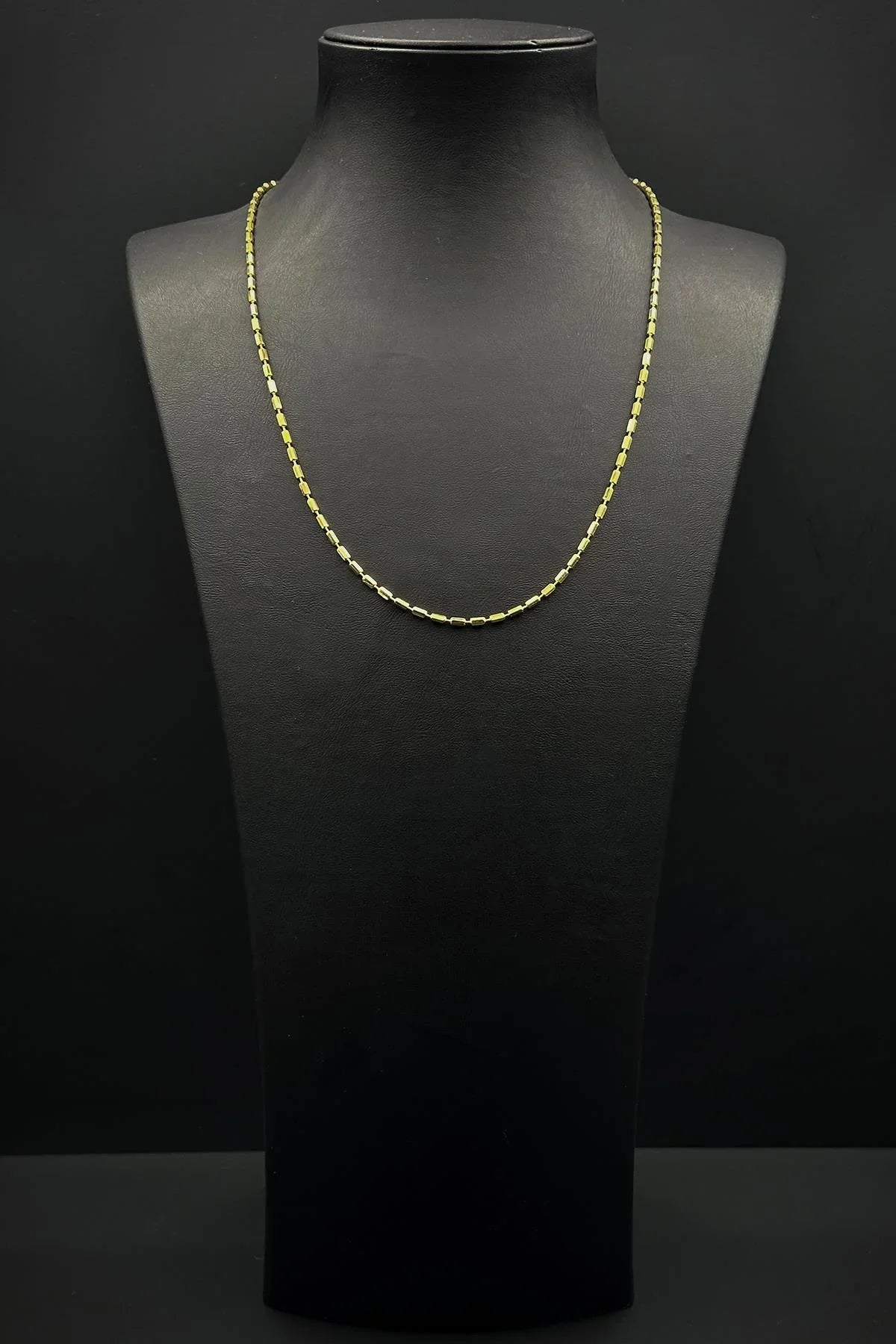 FRNCH 925 Ayar Gümüş İtalyan Model Altın Renk Erkek Kolye FRJ30920-1020-G