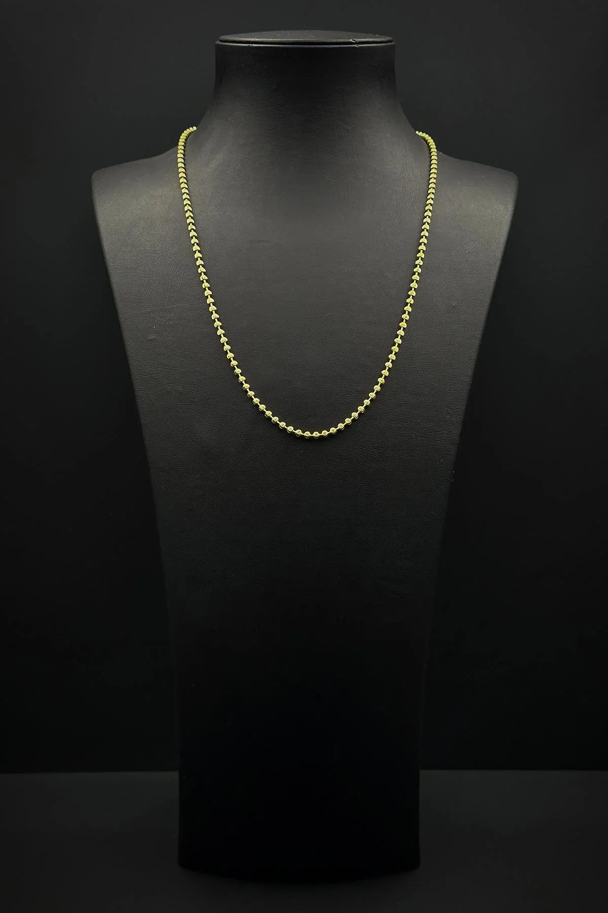 FRNCH 925 Ayar Gümüş İtalyan Model Altın Renk Erkek Kolye FRJ30921-1021-G