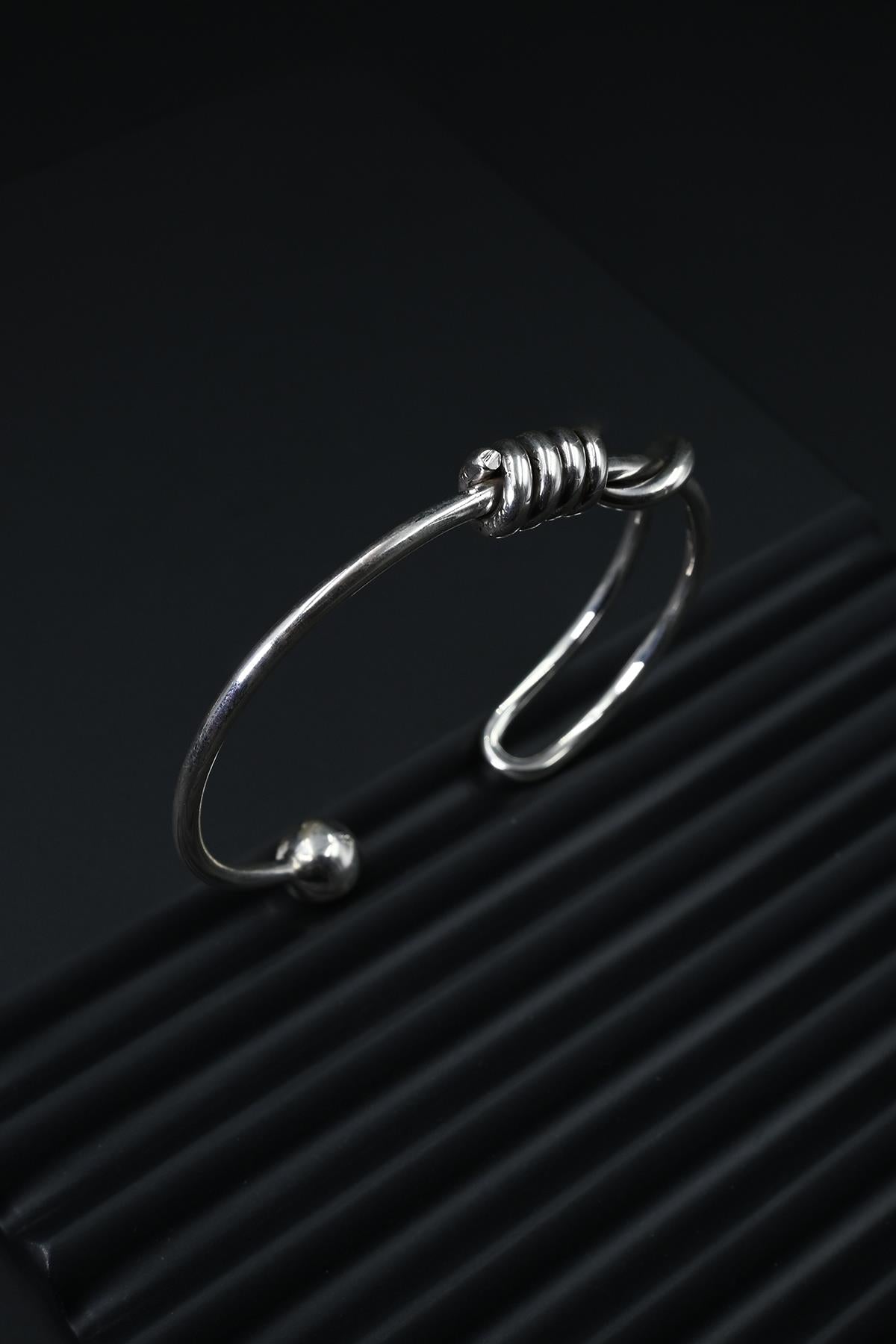 FRNCH 925 Ayar Gümüş İtalyan Model Gümüş Renk Erkek Bileklik FRJ12170-3170-A7