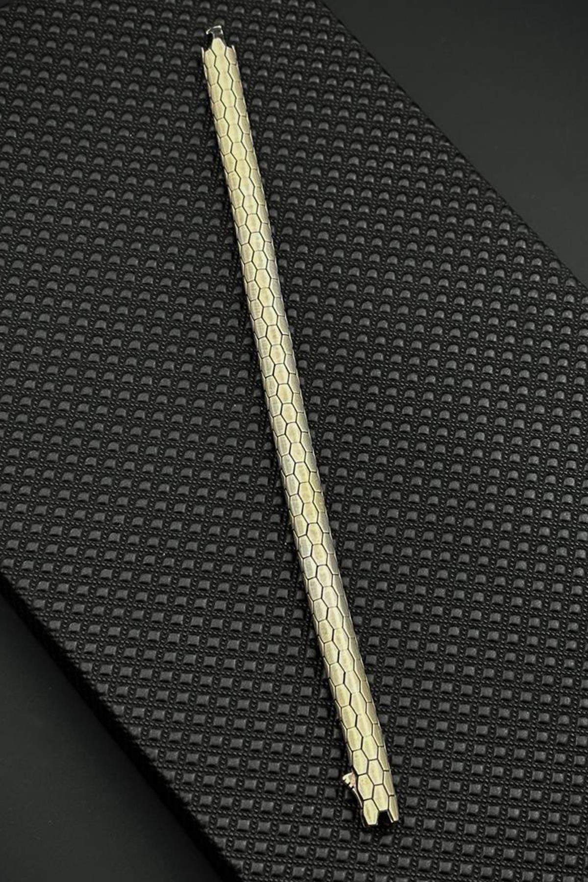 FRNCH 925 Ayar Gümüş İtalyan Model Gümüş Renk Erkek Bileklik FRJ12706-3706-A