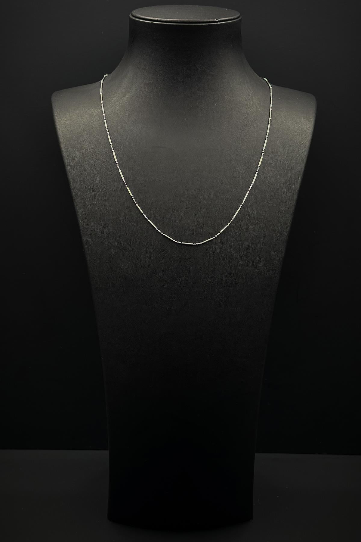 FRNCH 925 Ayar Gümüş İtalyan Model Gümüş Renk Erkek Bileklik/Kolye Set FRJ12524-3524-A