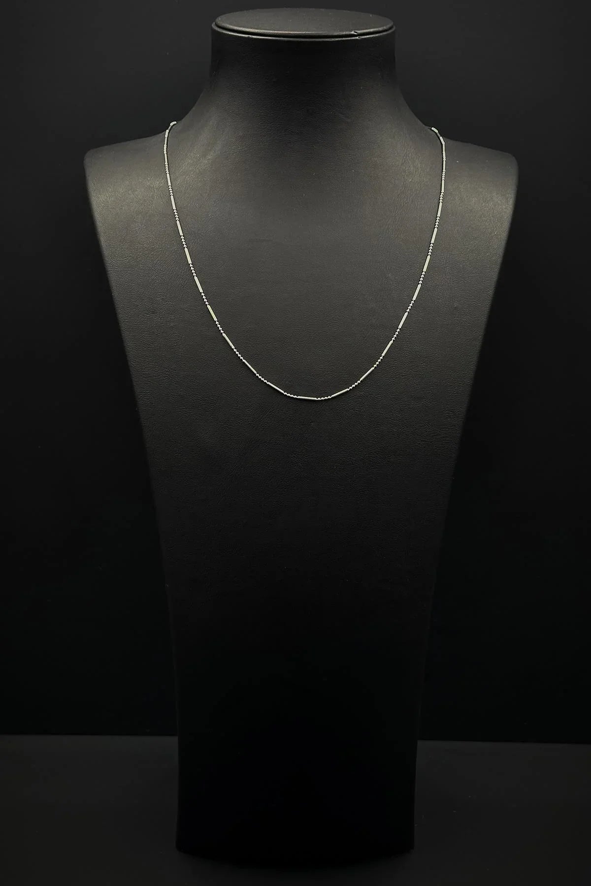 FRNCH 925 Ayar Gümüş İtalyan Model Gümüş Renk Erkek Bileklik/Kolye Set FRJ12524-3524-A