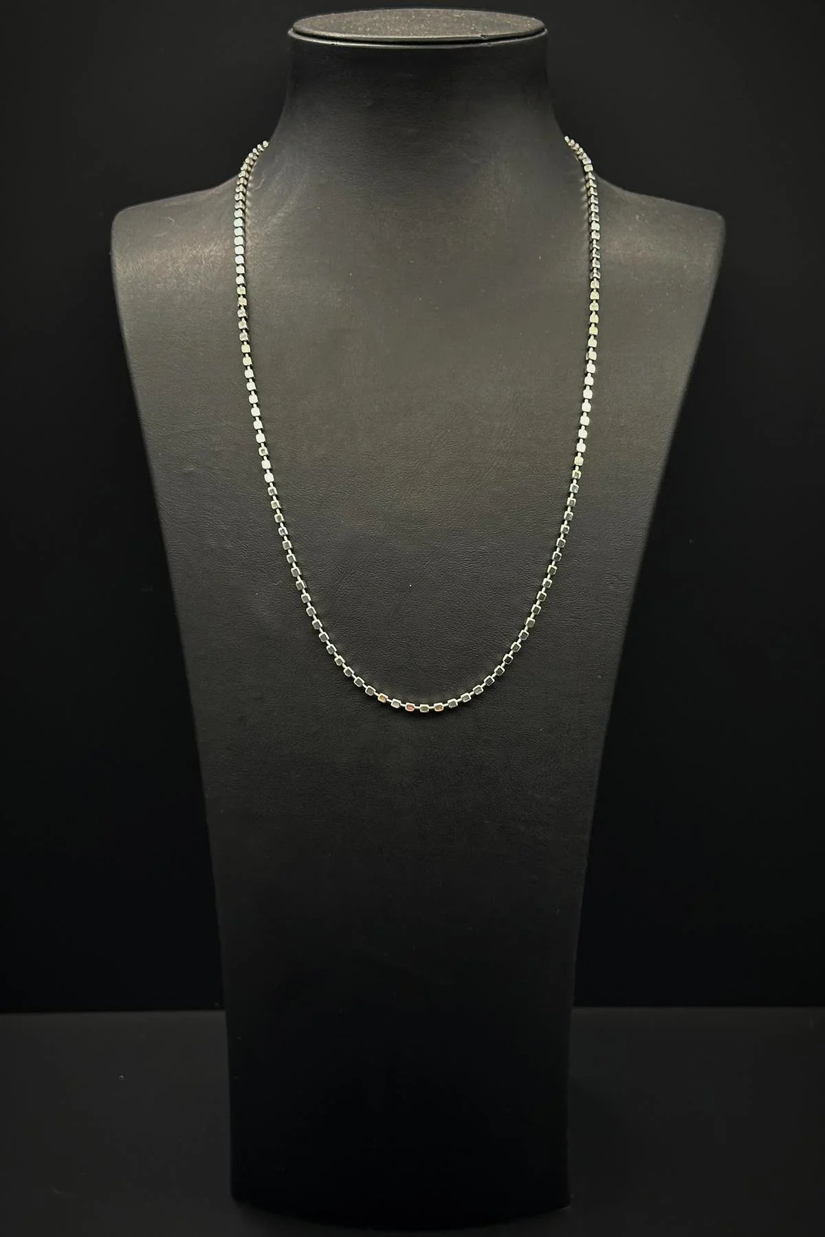 FRNCH 925 Ayar Gümüş İtalyan Model Gümüş Renk Erkek Kolye FRJ30737-837-A2