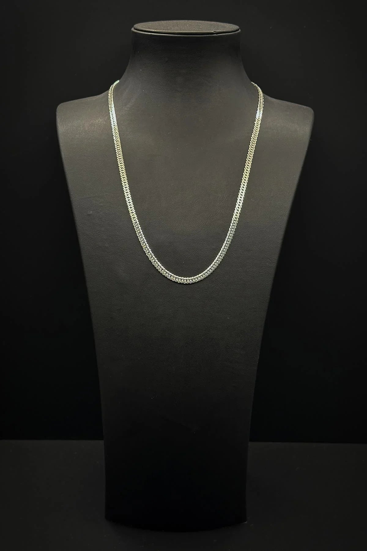 FRNCH 925 Ayar Gümüş İtalyan Model Gümüş Renk Erkek Kolye FRJ30793-893-A