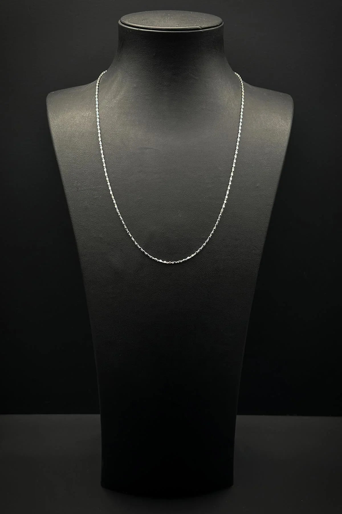 FRNCH 925 Ayar Gümüş İtalyan Model Gümüş Renk Erkek Kolye FRJ30838-938-A