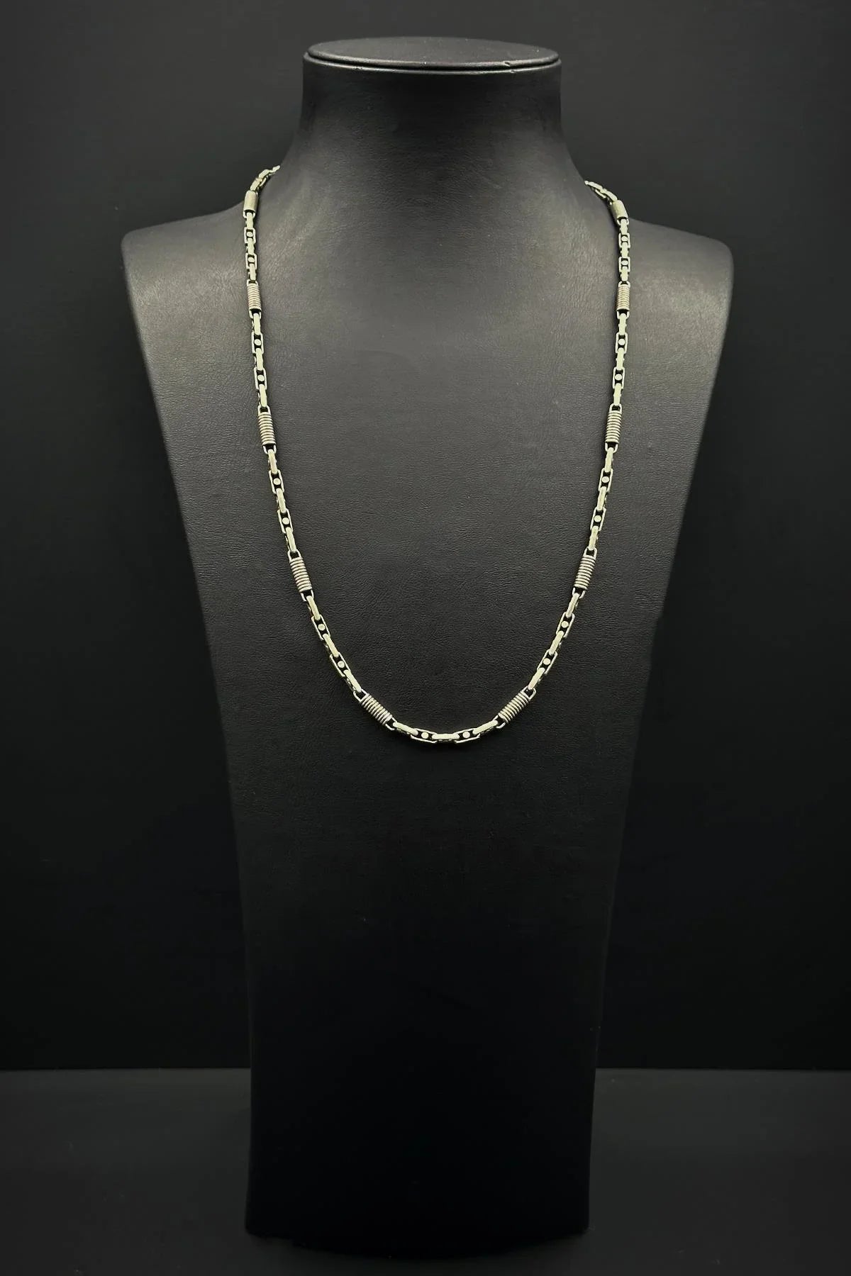 FRNCH 925 Ayar Gümüş İtalyan Model Gümüş Renk Erkek Kolye FRJ30899-999-A