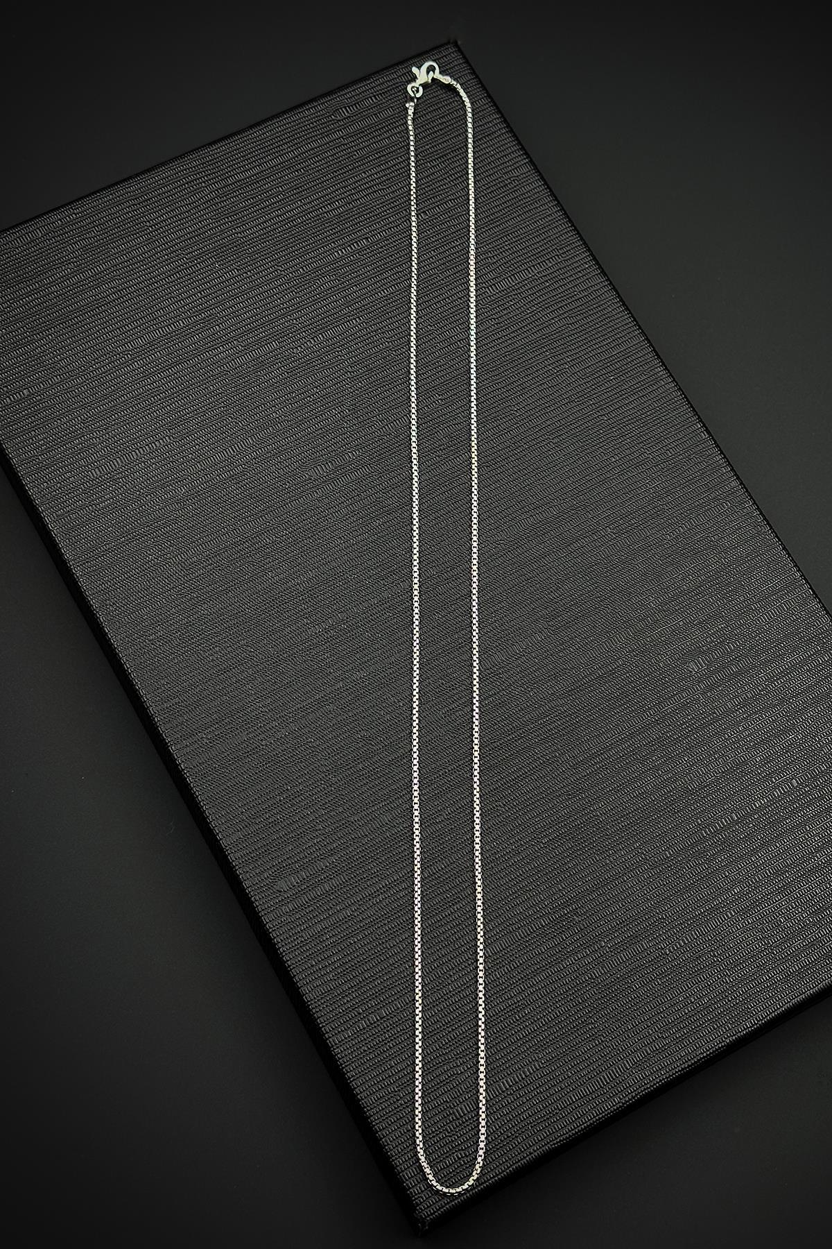 FRNCH 925 Ayar Gümüş İtalyan Model Gümüş Renk Erkek Kolye FRJ30916-1016-A