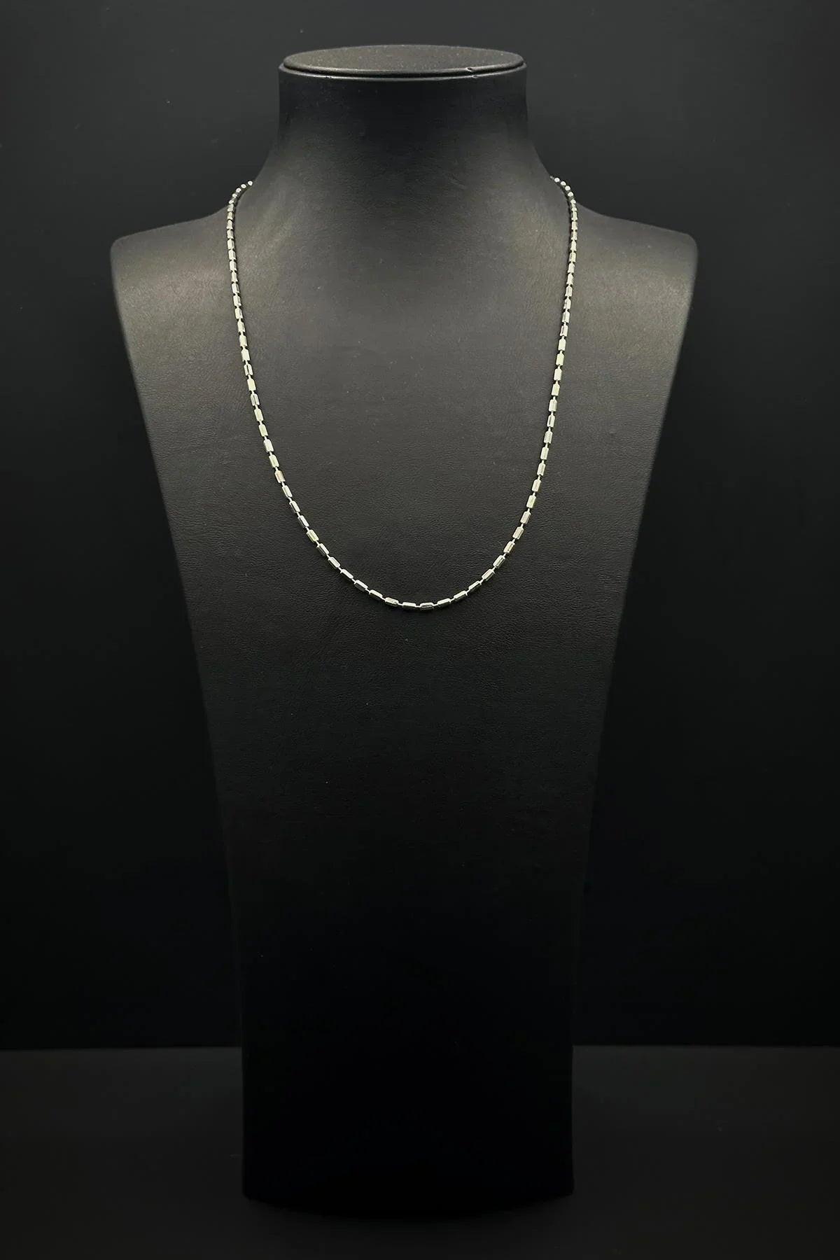 FRNCH 925 Ayar Gümüş İtalyan Model Gümüş Renk Erkek Kolye FRJ30920-1020-A