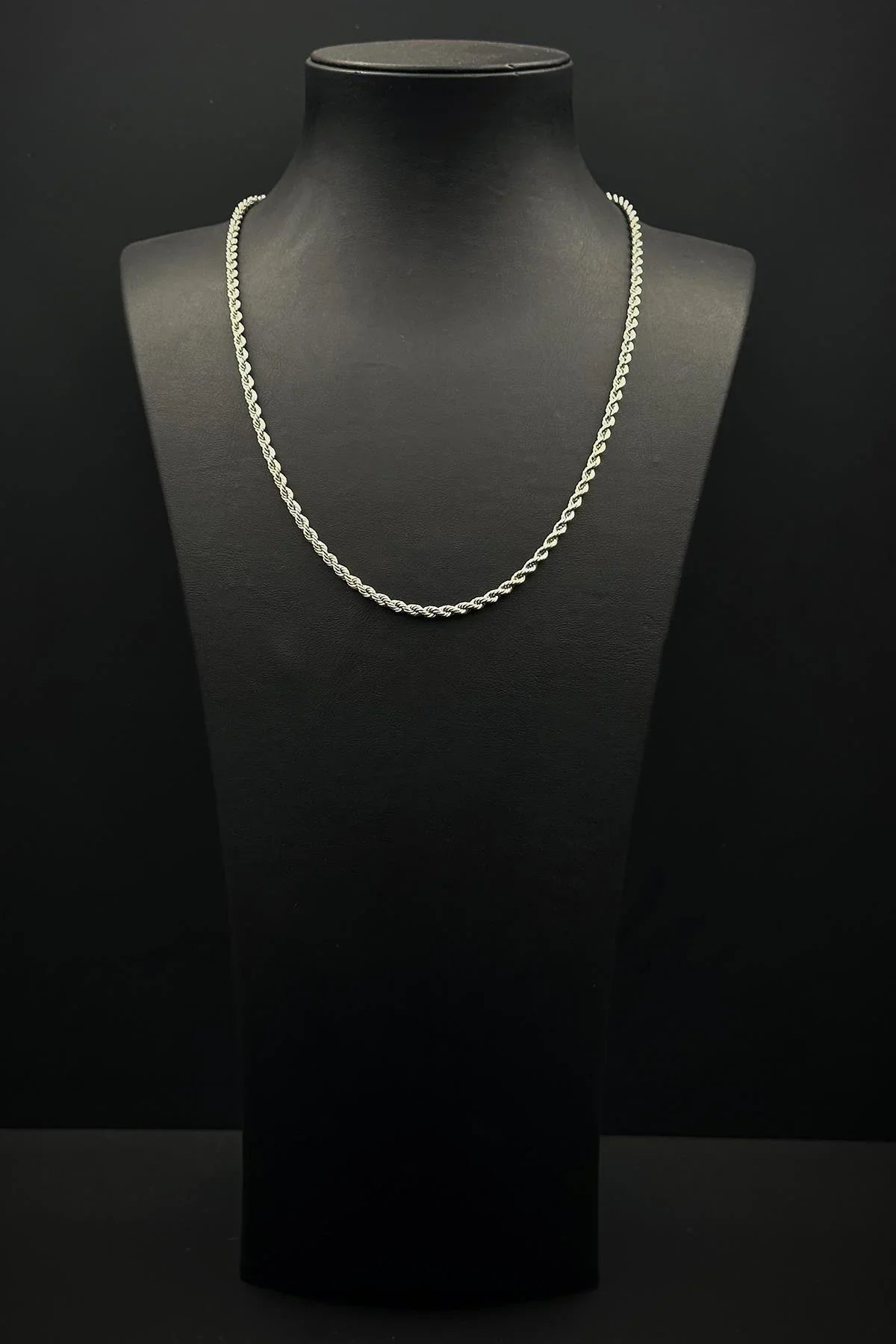 FRNCH 925 Ayar Gümüş italyan Model Gümüş Renk Erkek Kolye FRJ30929-1029-A