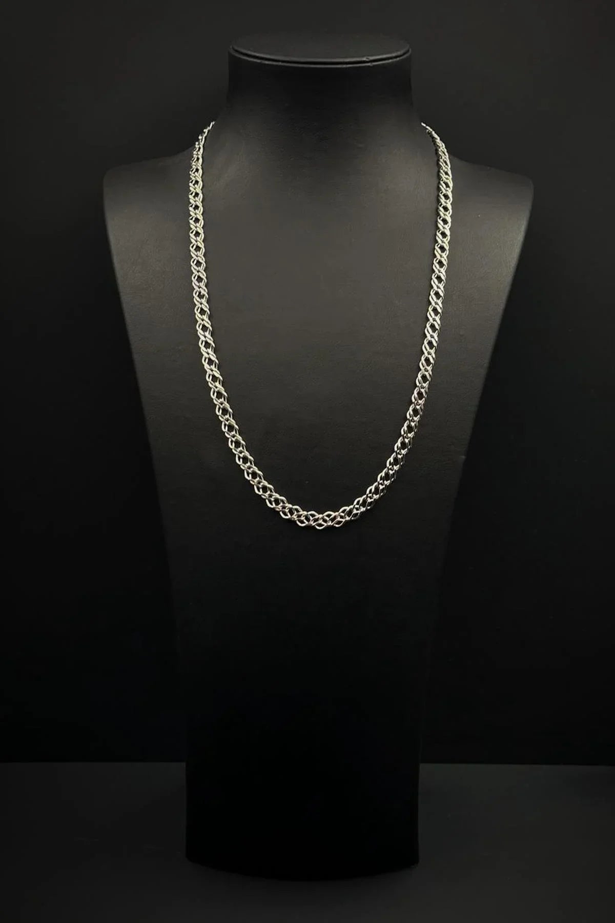 FRNCH 925 Ayar Gümüş İtalyan Model Gümüş Renk Erkek Kolye FRJ30946-1046-A