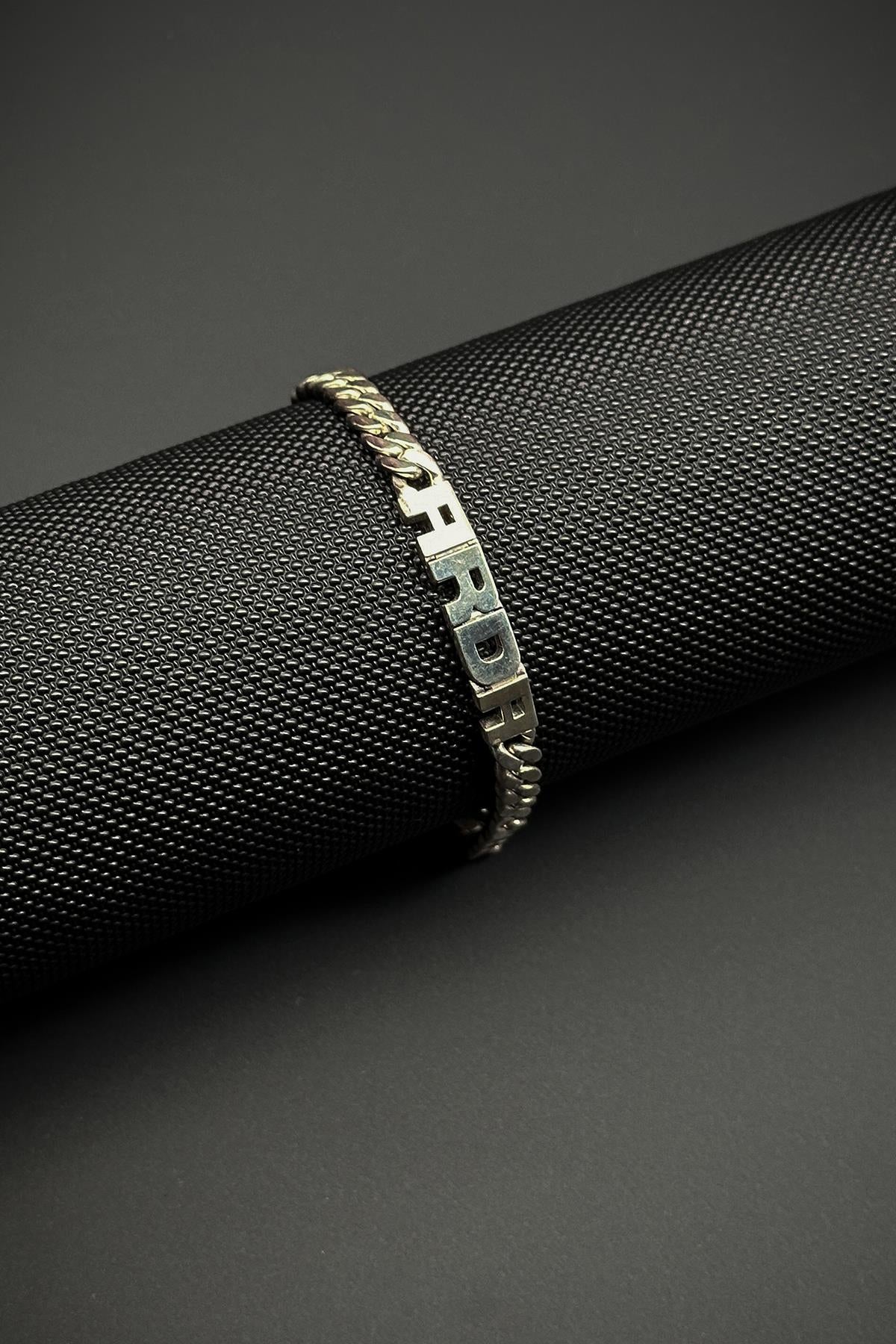 FRNCH 925 Ayar Gümüş İtalyan Model Gümüş Renk İsimli Erkek Bileklik FRJ12245-3245-A