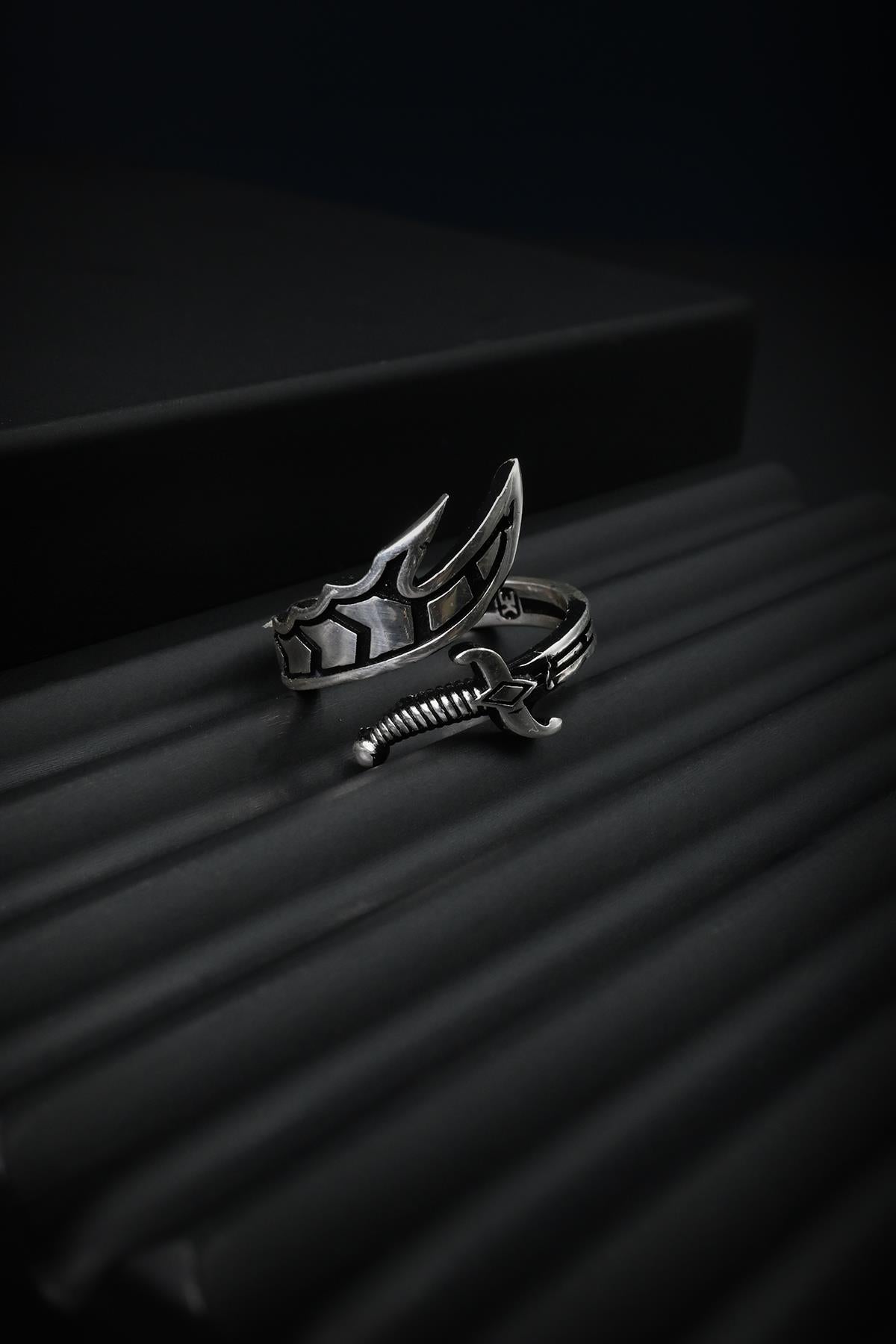 FRNCH 925 Ayar Gümüş Zirkon Taşlı Gümüş Renk Erkek Yüzük FRJ60046-146-A10