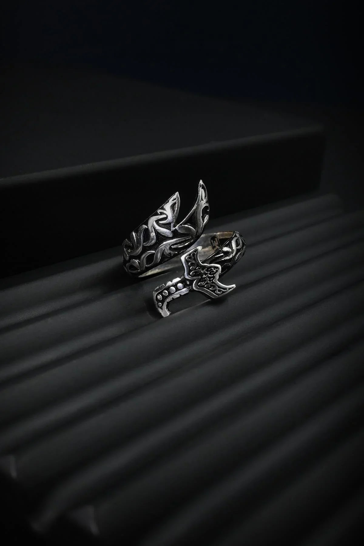 FRNCH 925 Ayar Gümüş Zirkon Taşlı Gümüş Renk Erkek Yüzük FRJ60046-146-A9