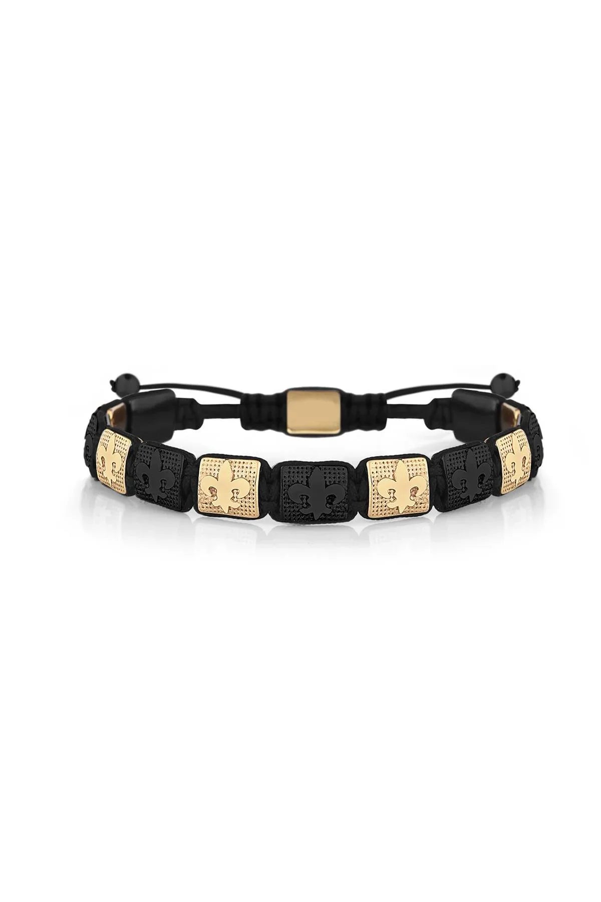 FRNCH Çelik Handmade Figürlü Makrome Bileklik FRJ10697-797-B3