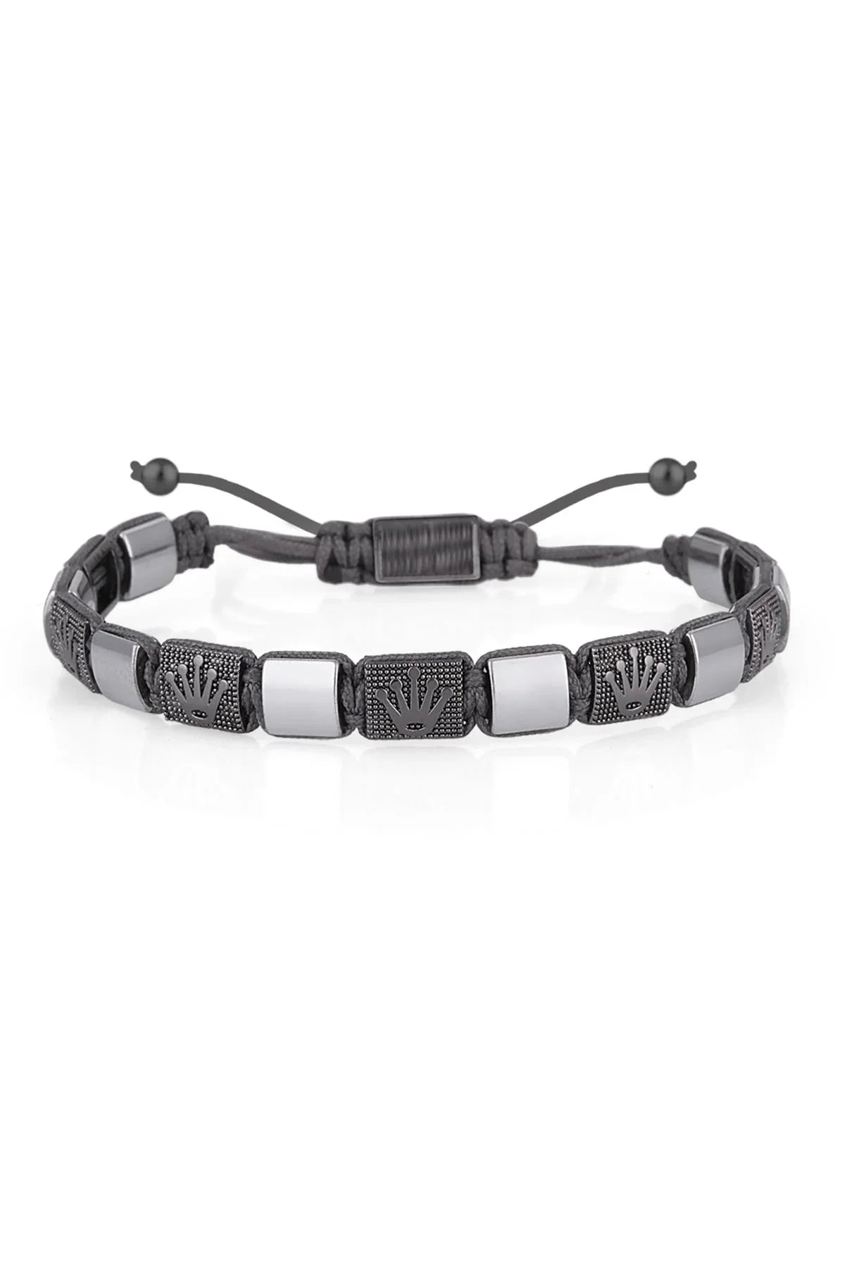 FRNCH Erkek Makrome Figürlü Handmade Bileklik FRJ11121-1221-F