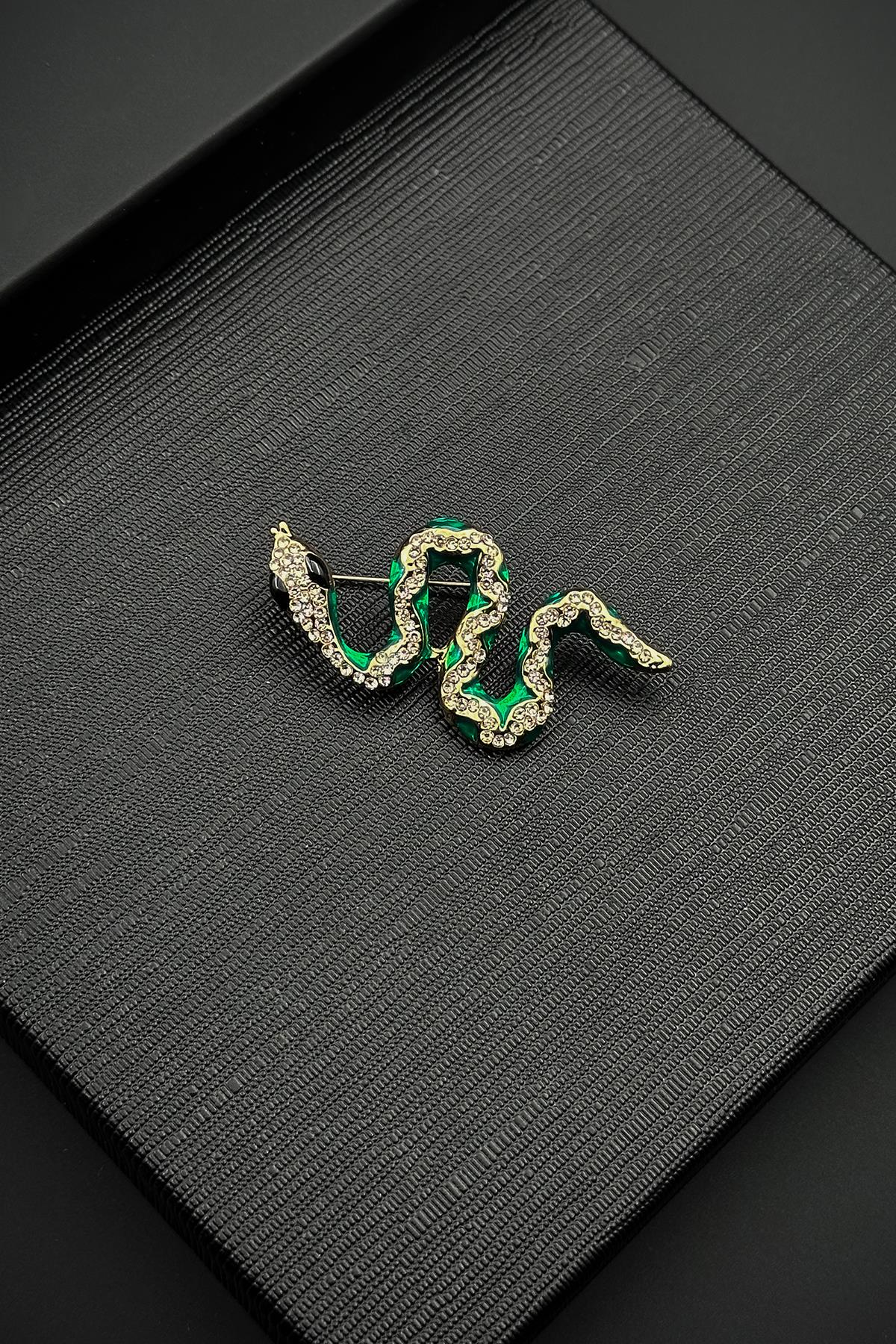 FRNCH Figürlü Çok Renkli Kadın Broş FRB1004-104-CK