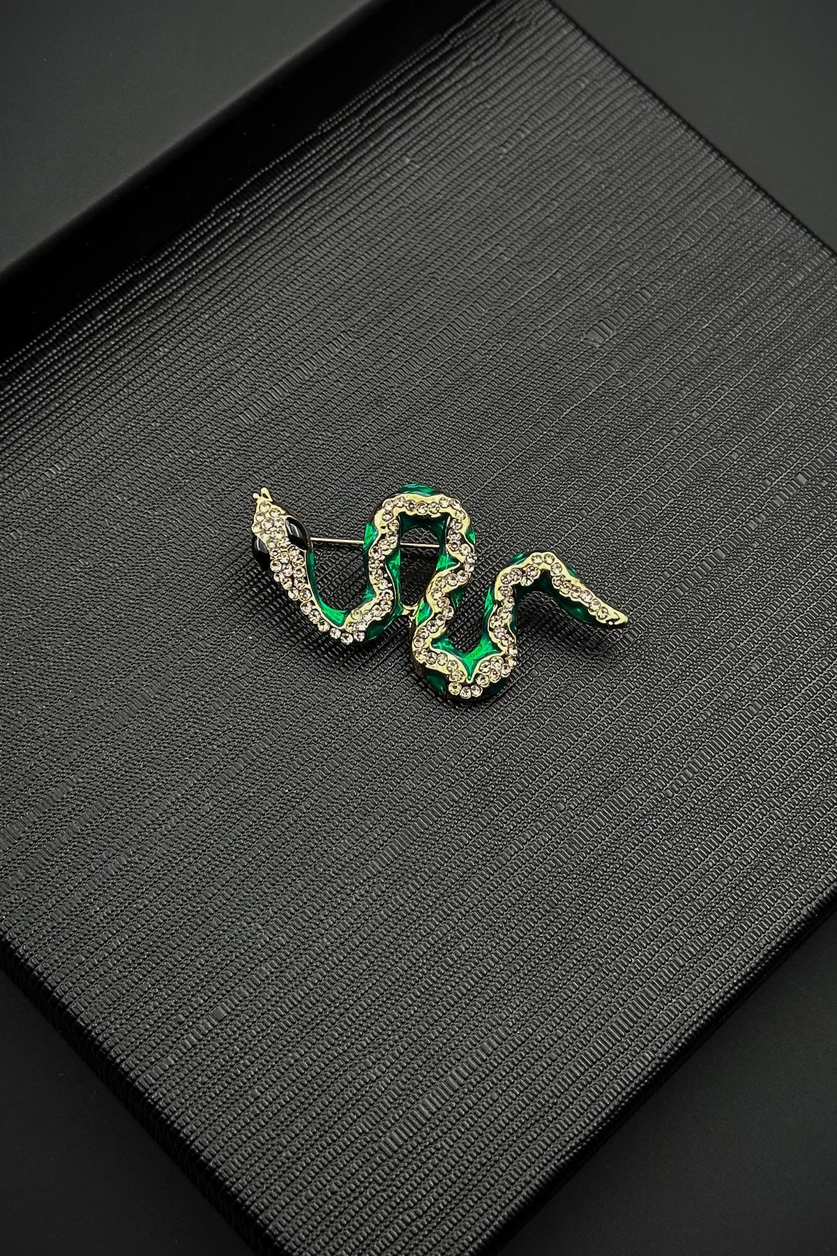 FRNCH Figürlü Çok Renkli Kadın Broş FRB1004-104-CK