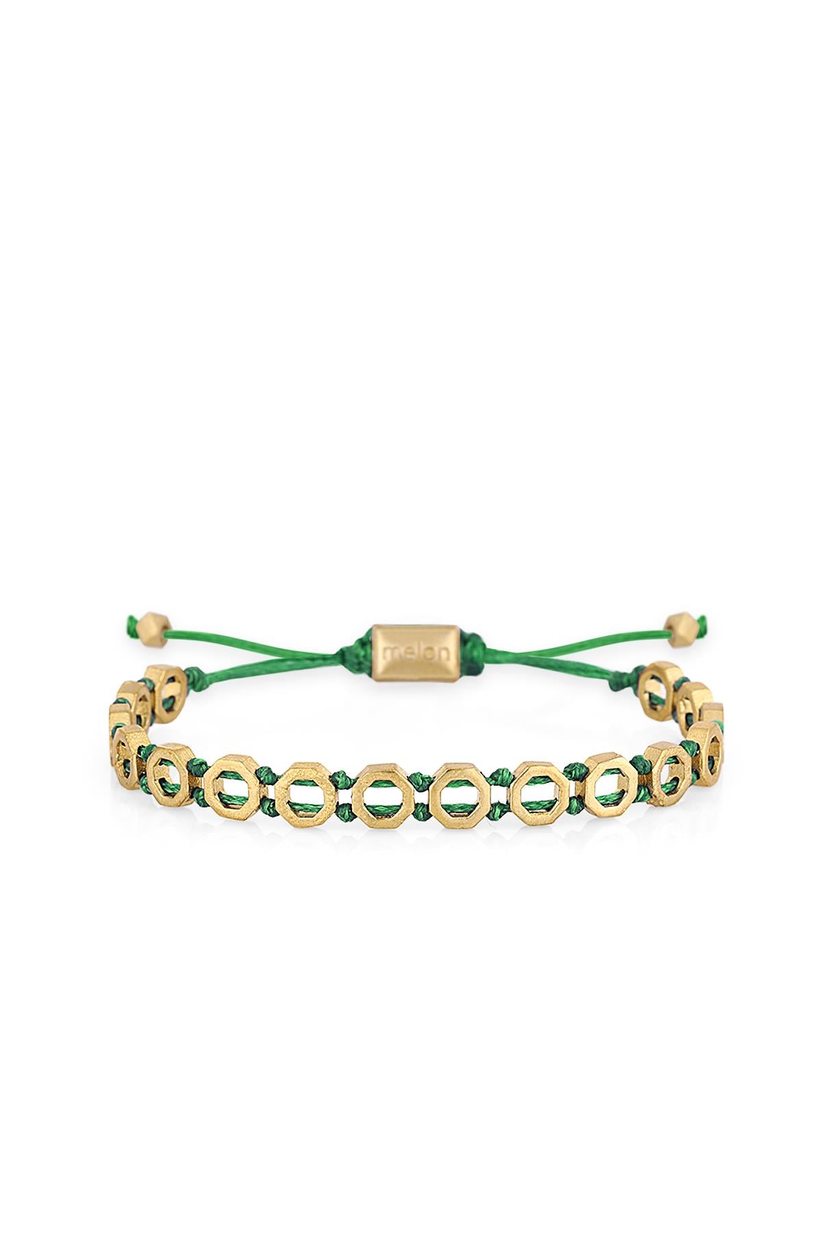 FRNCH Gold Sugar Green Bileklik