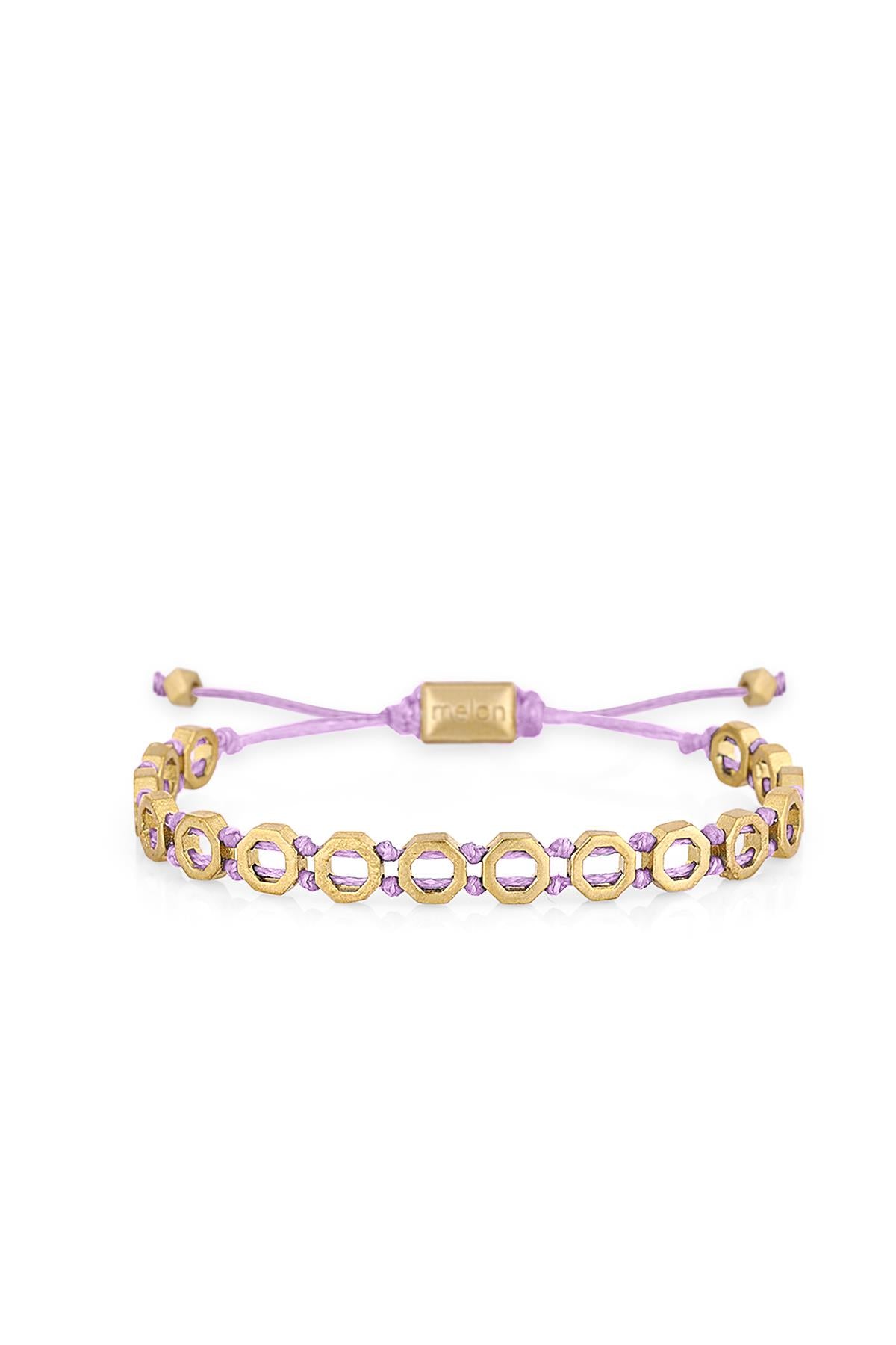 FRNCH Gold Sugar Purple Bileklik