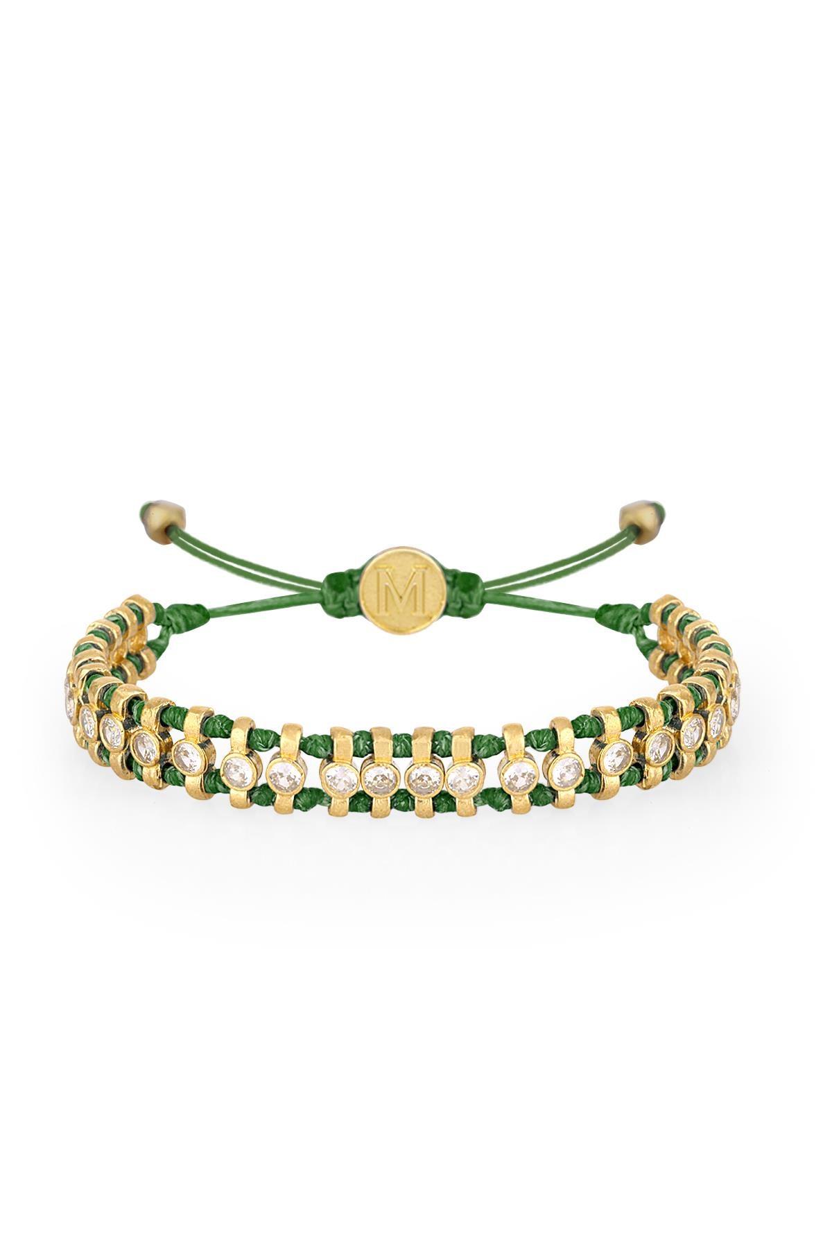 FRNCH My Way Green Stone Bileklik