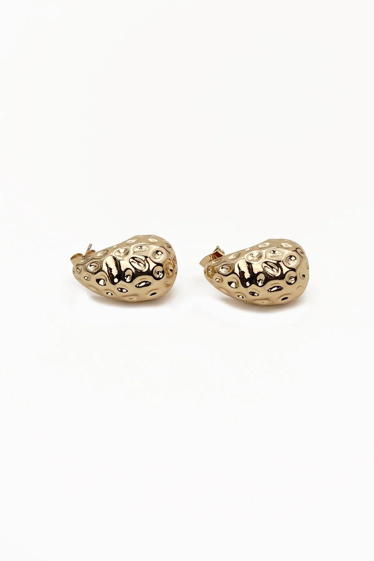 FRNCH Özel Tasarım Altın Renk Kadın Küpe FRJ50073-173-G