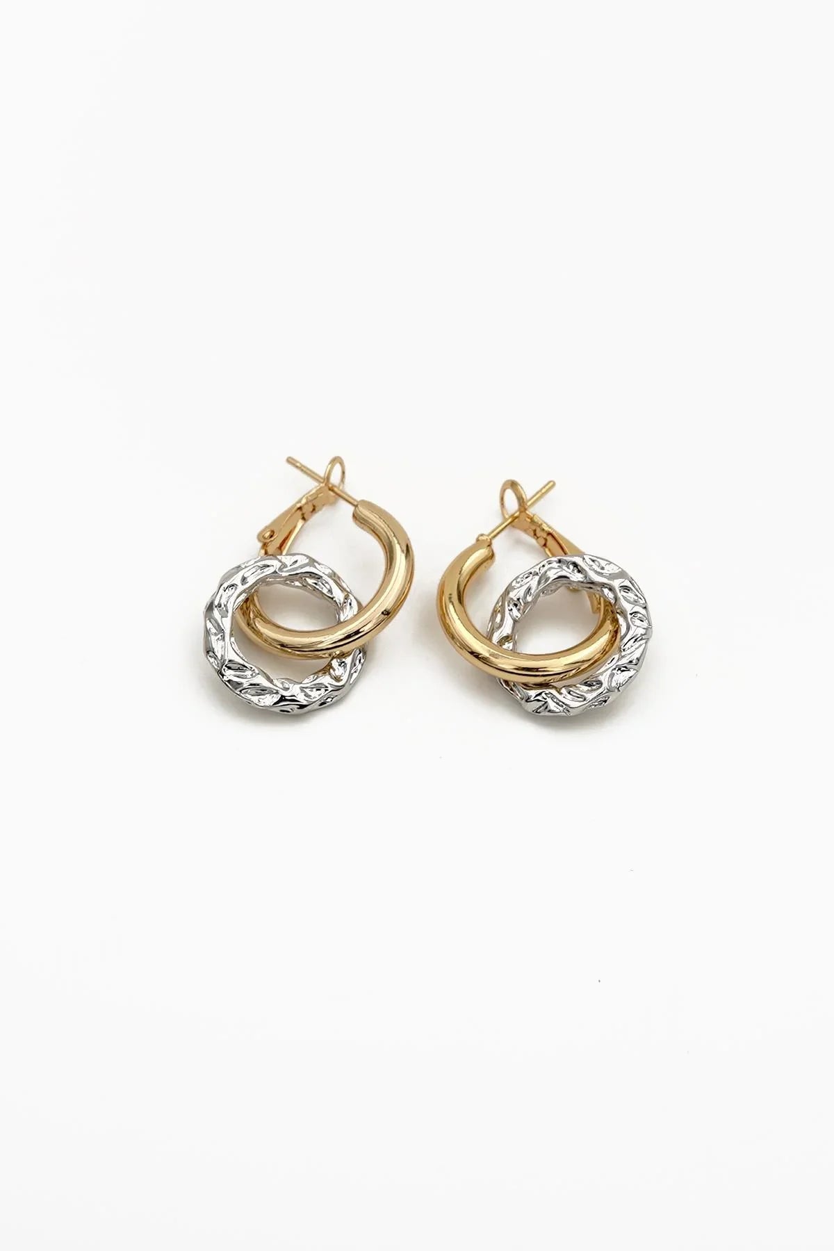 FRNCH Özel Tasarım Altın Renk Kadın Küpe FRJ50076-176-G