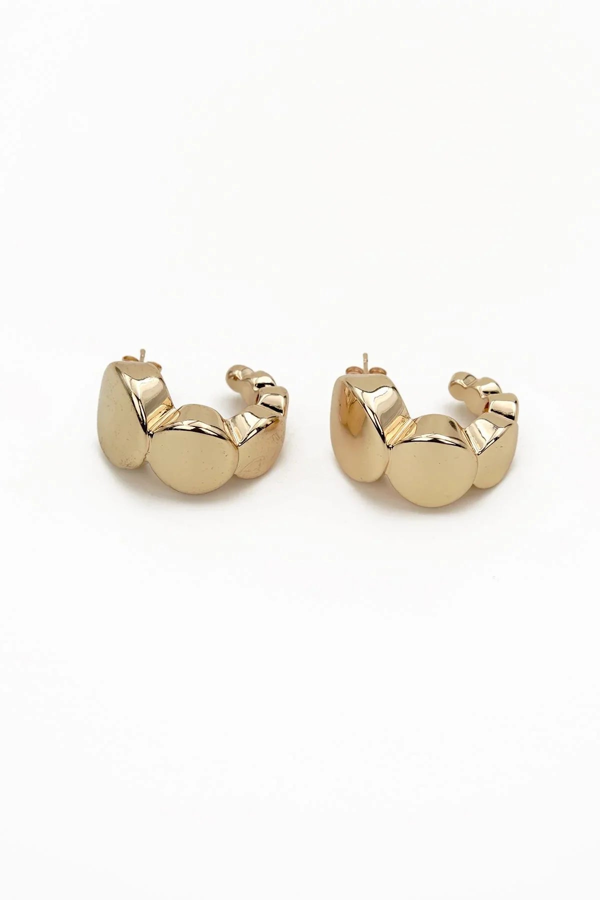 FRNCH Özel Tasarım Altın Renk Kadın Küpe FRJ50078-178-G