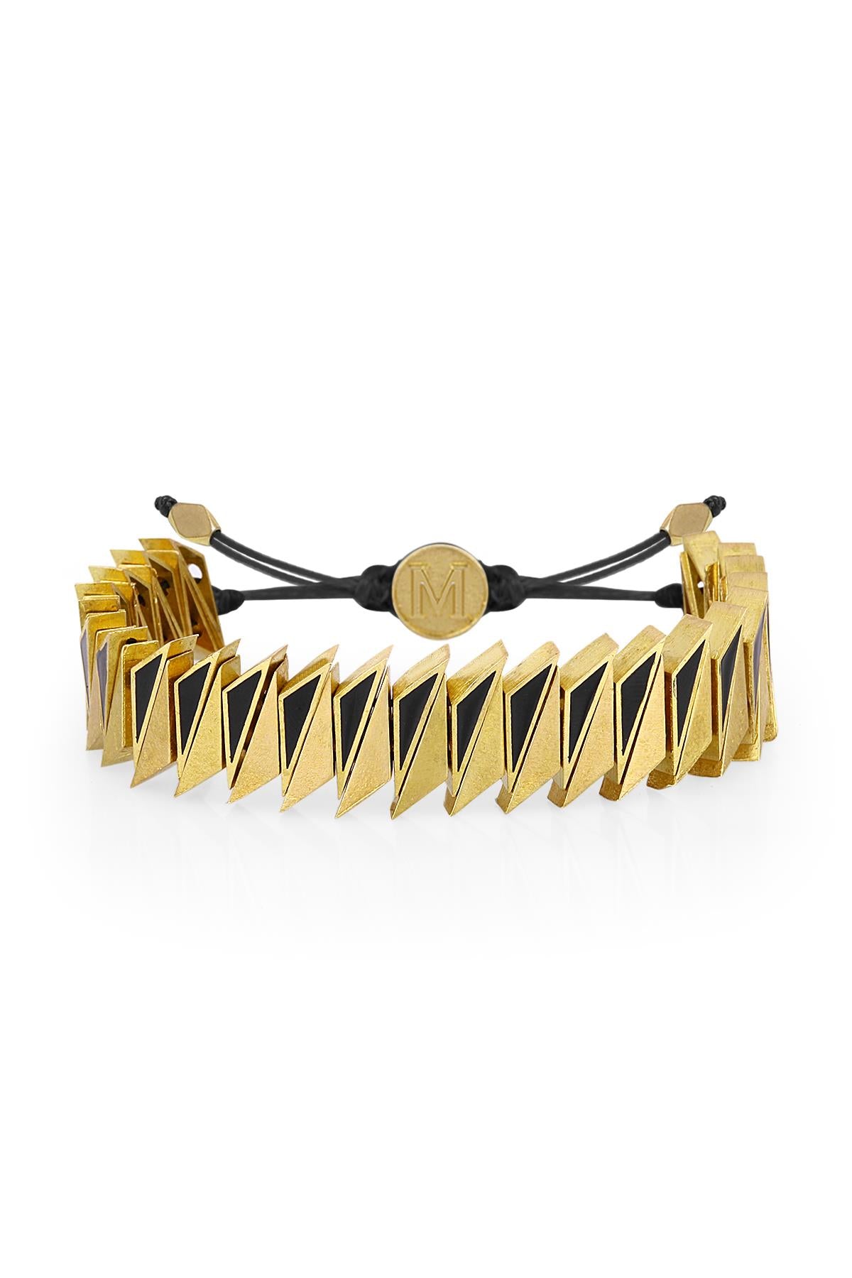 FRNCH Pop Gold Black Pop Bileklik