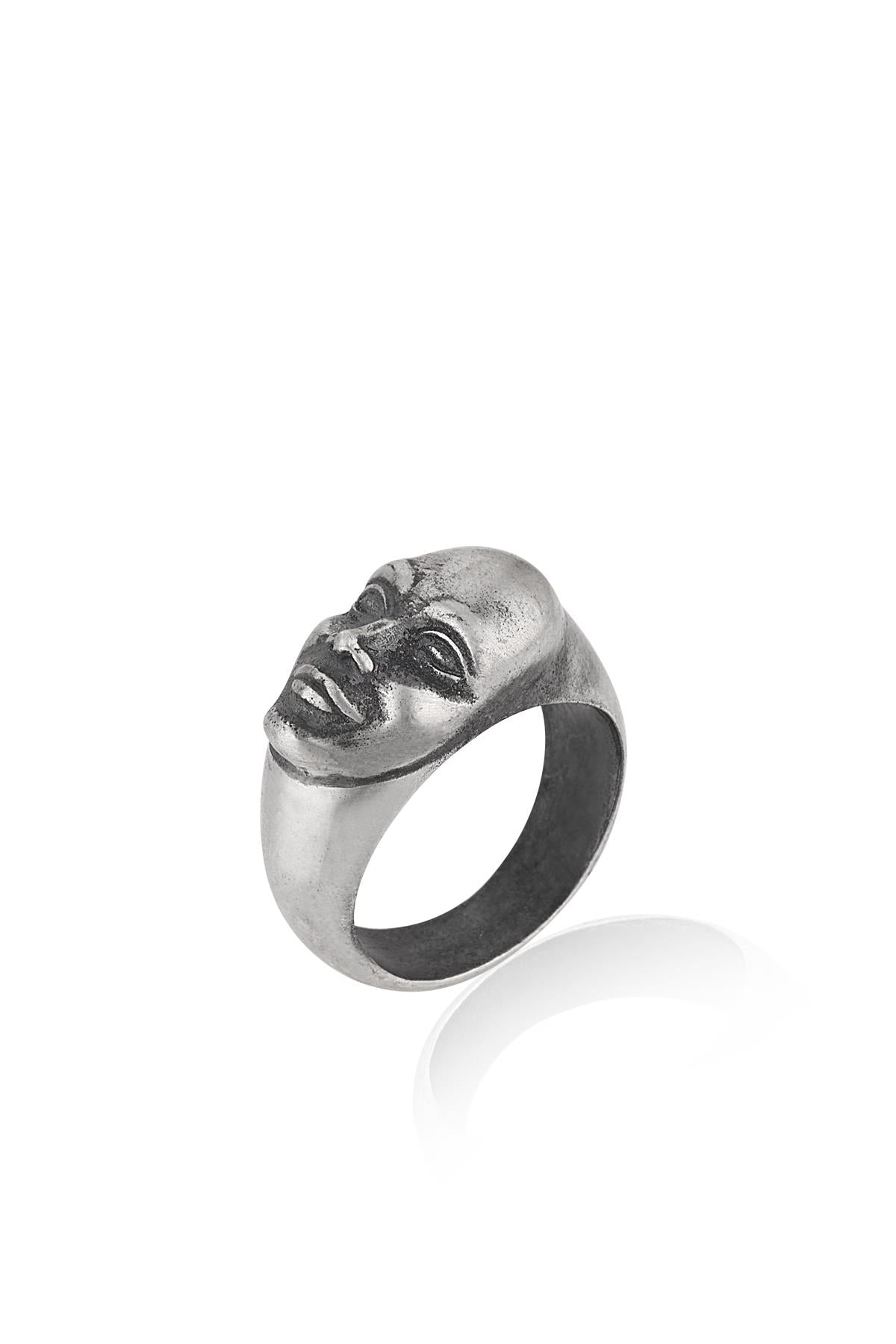 FRNCH Silver Face 925 Gümüş Yüzük