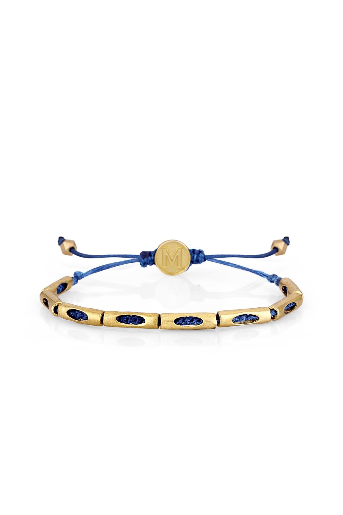 FRNCH Snake Blue Gold Bileklik