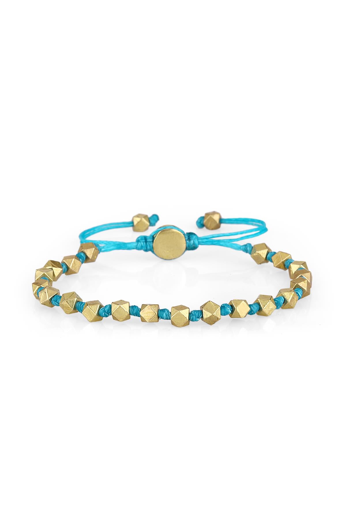 FRNCH Summer Blue Gold Bileklik