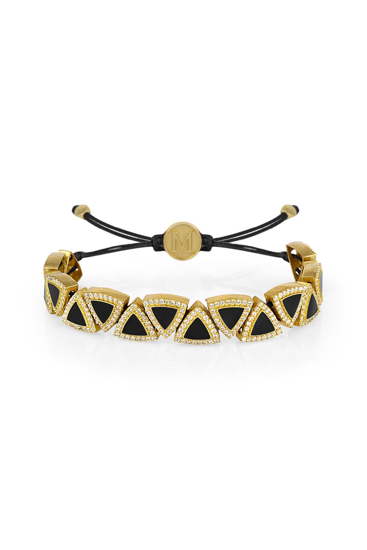 FRNCH Weekend Stone Black Bileklik