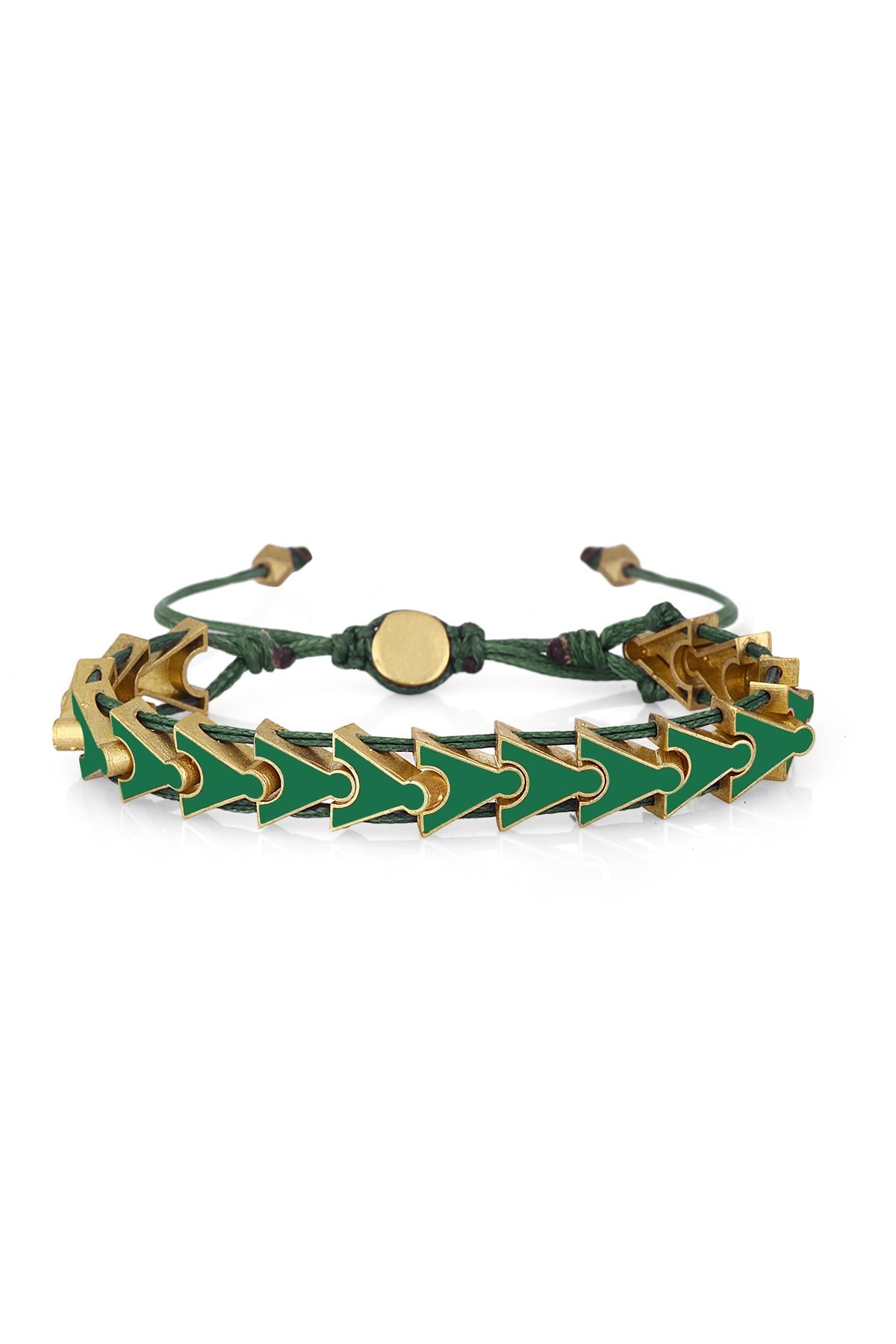 FRNCH White Star Green Bileklik