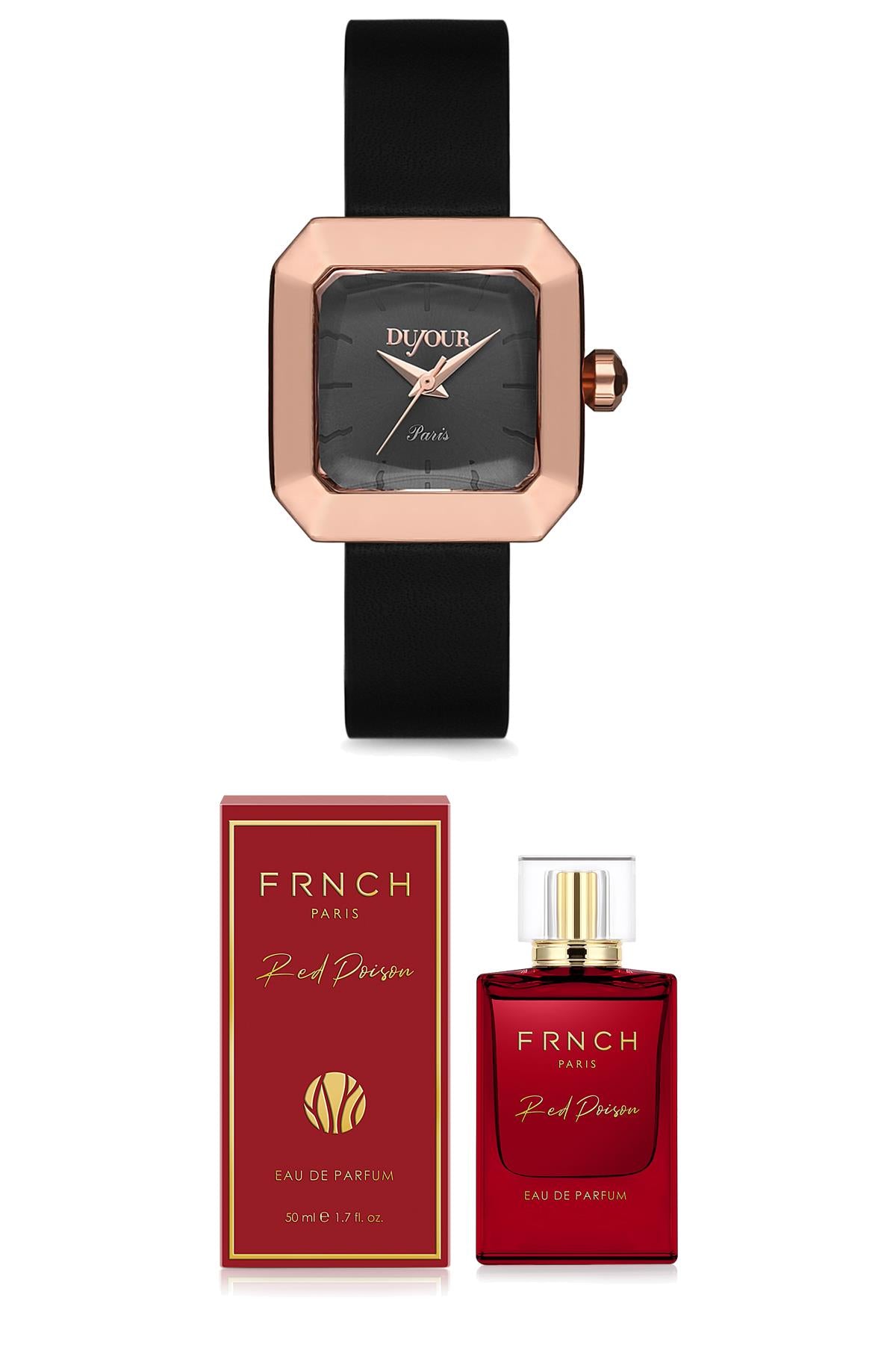 DUJOUR DJPS31-02 Kadın Kol Saati / FRNCH Kadın 50 Ml Parfüm Hediyeli