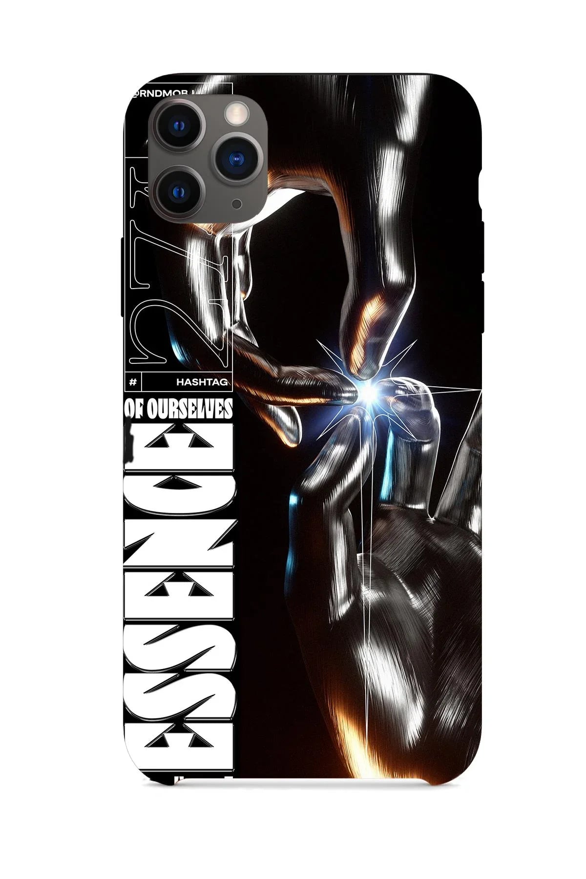 FRNCH CASE Apple İphone 11 Pro Uyumlu El Figürlü İçi Kadife Lansman Slikon Telefon Kılıfı FRK10010-1010-11PRO