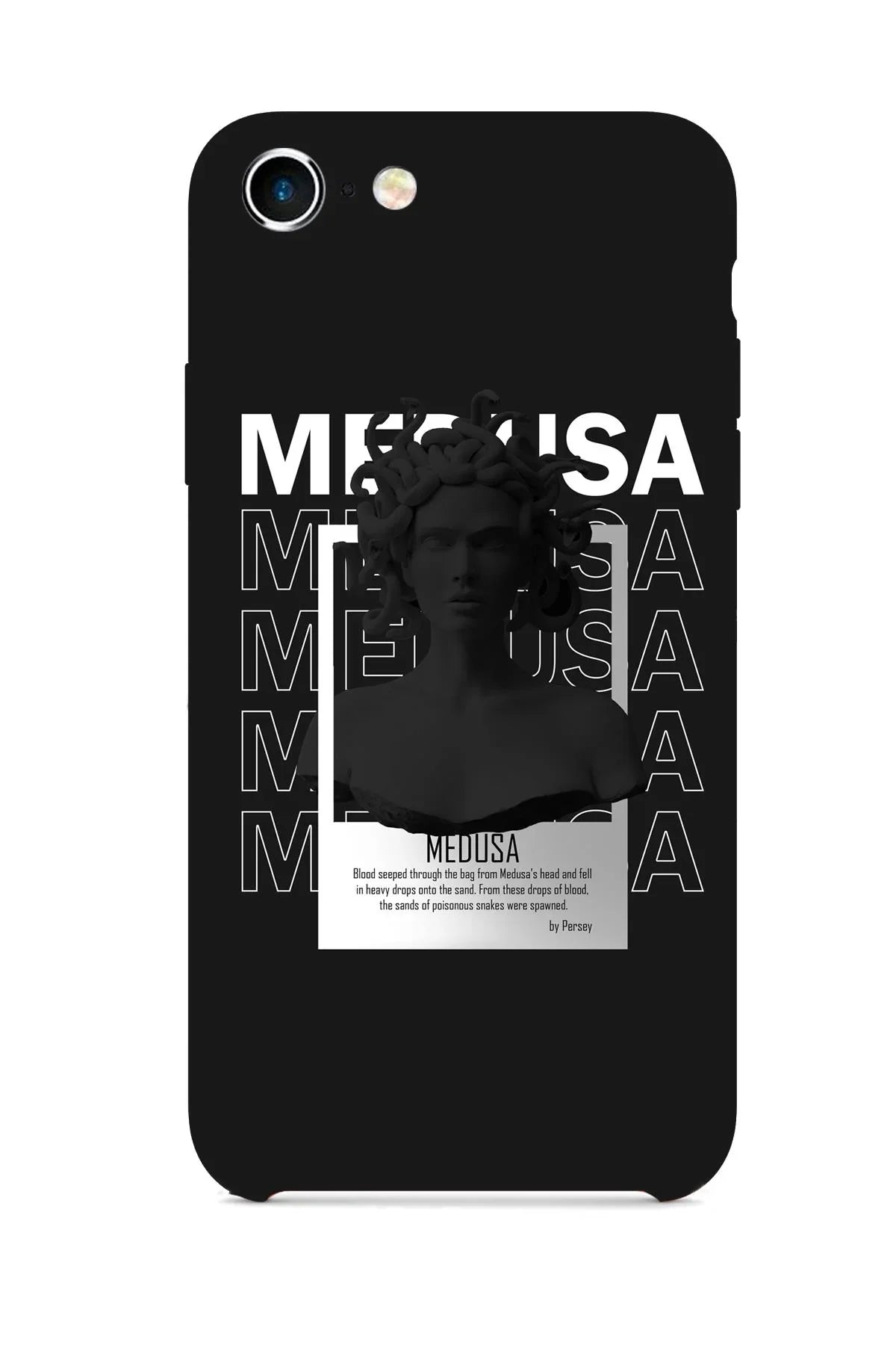 FRNCH CASE Apple İphone 6 Uyumlu Medusa Figürlü İçi Kadife Lansman Slikon Telefon Kılıfı FRK10009-1009-6