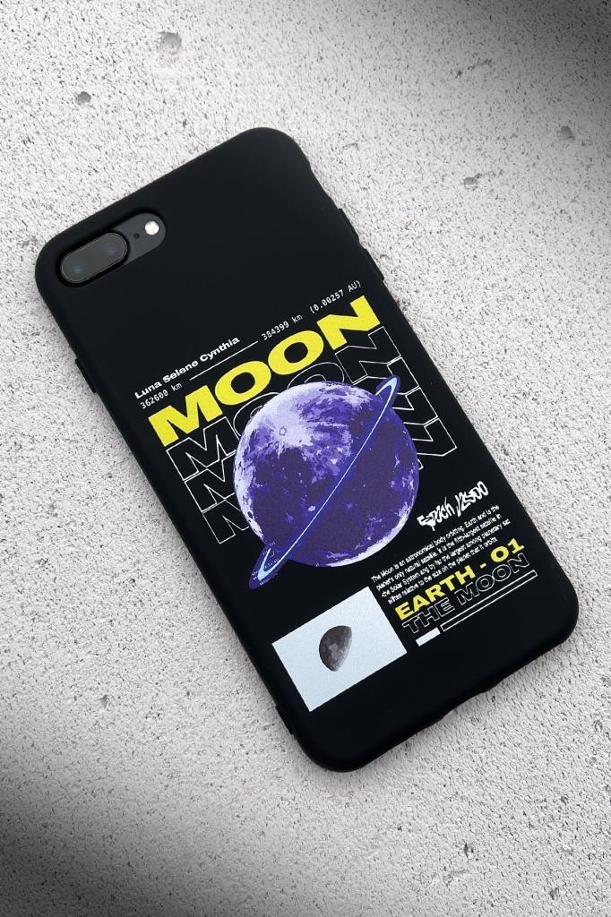 FRNCH CASE Apple İphone 6S Uyumlu Ay Figürlü İçi Kadife Lansman Slikon Telefon Kılıfı FRK10017-1017-6S