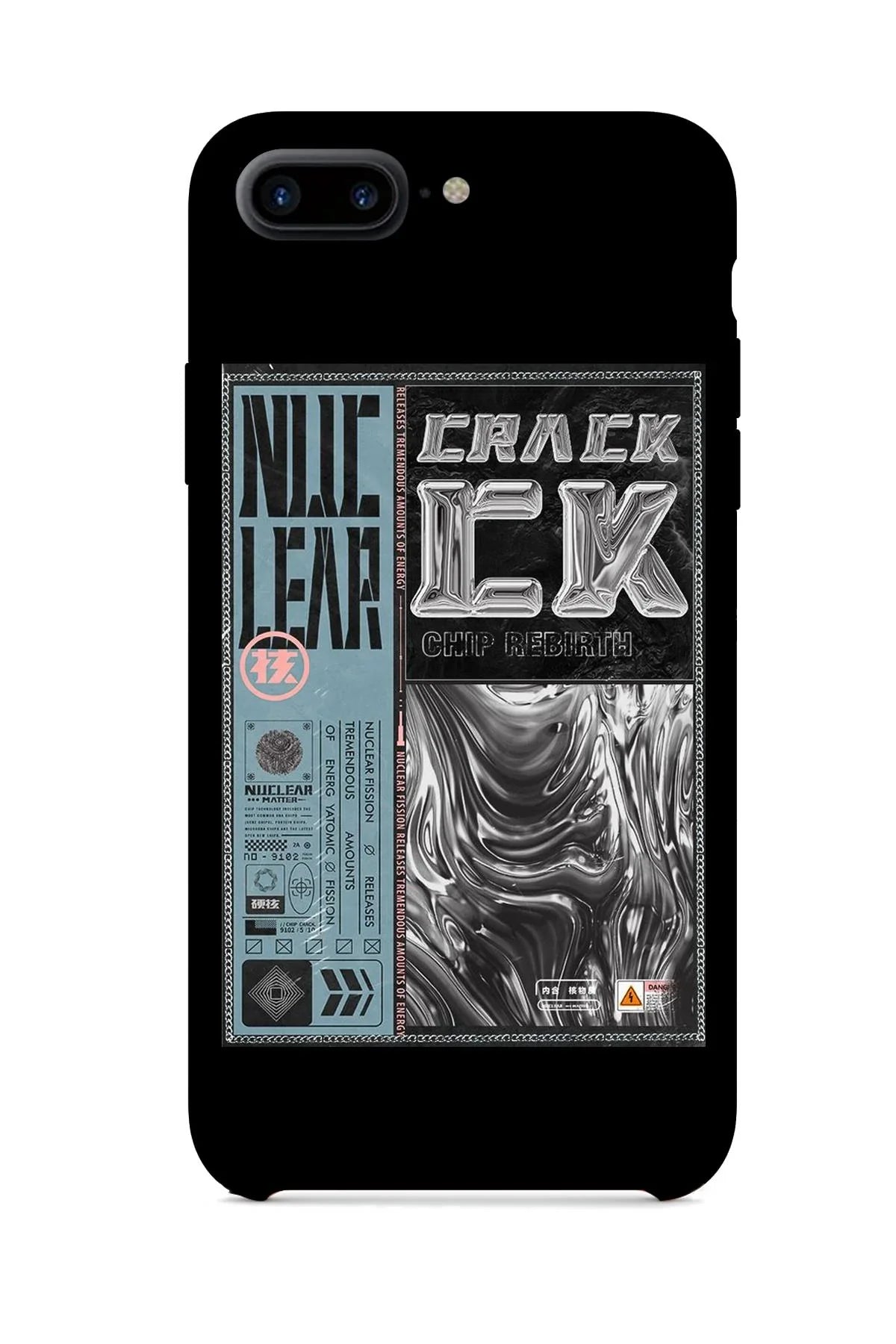 FRNCH CASE Apple İphone 7 Plus Uyumlu Chrome Tasarım Figürlü İçi Kadife Lansman Slikon Telefon Kılıfı FRK10019-1019-7PLUS