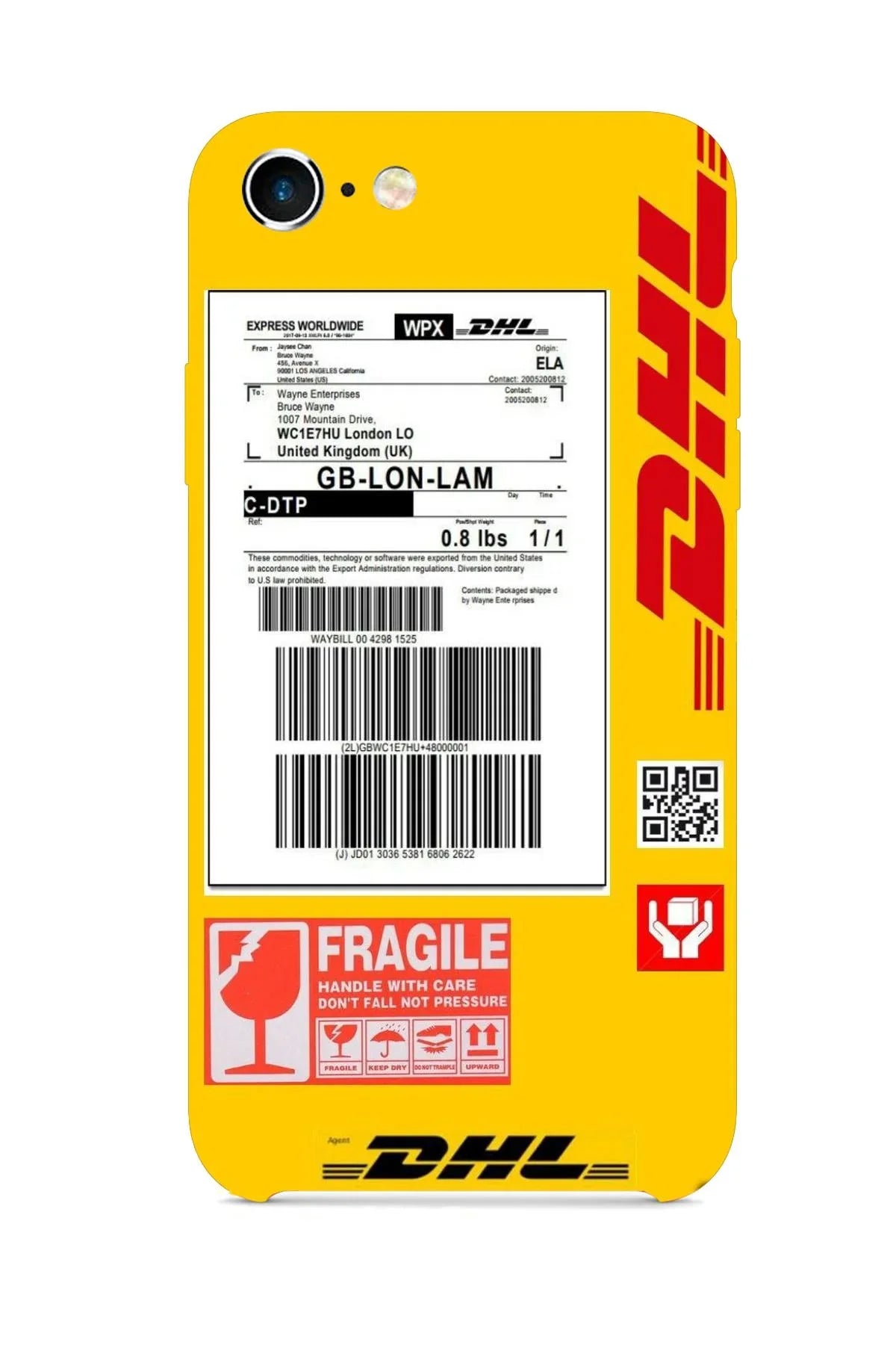 FRNCH CASE Apple İphone 7 Uyumlu DHL Figürlü İçi Kadife Lansman Slikon Telefon Kılıfı FRK10004-1004-7