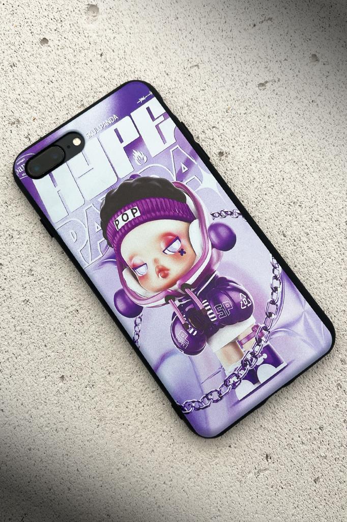 FRNCH CASE Apple İphone SE Uyumlu Anime Pop Kız Figürlü İçi Kadife Lansman Slikon Telefon Kılıfı FRK10014-1014-SE