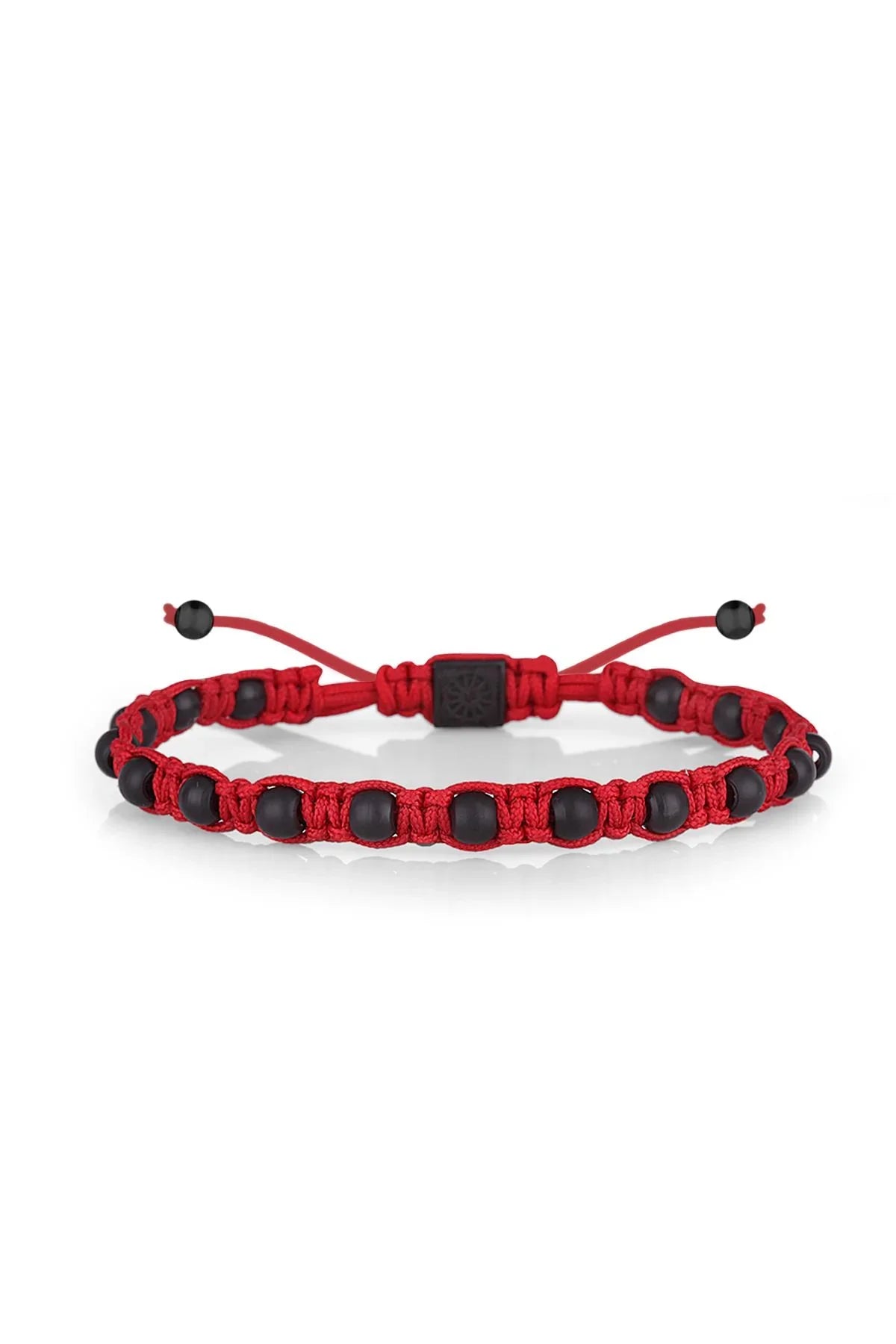 FRNCH Erkek Handmade Makrome Kırmızı Renk Bileklik FRJ11110-1210-K