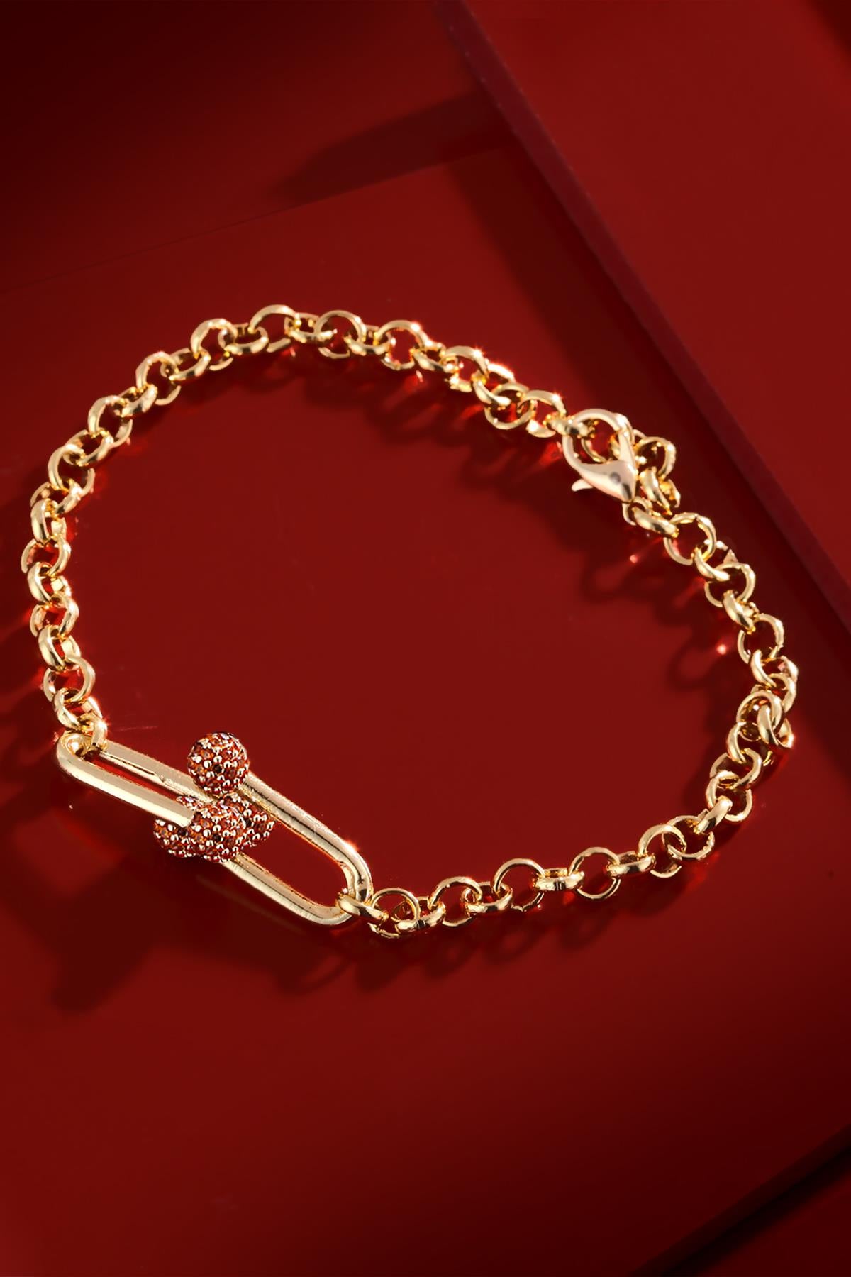 FRNCH Kadın Zirkon Taşlı Bileklik FRJ11135-1235-G